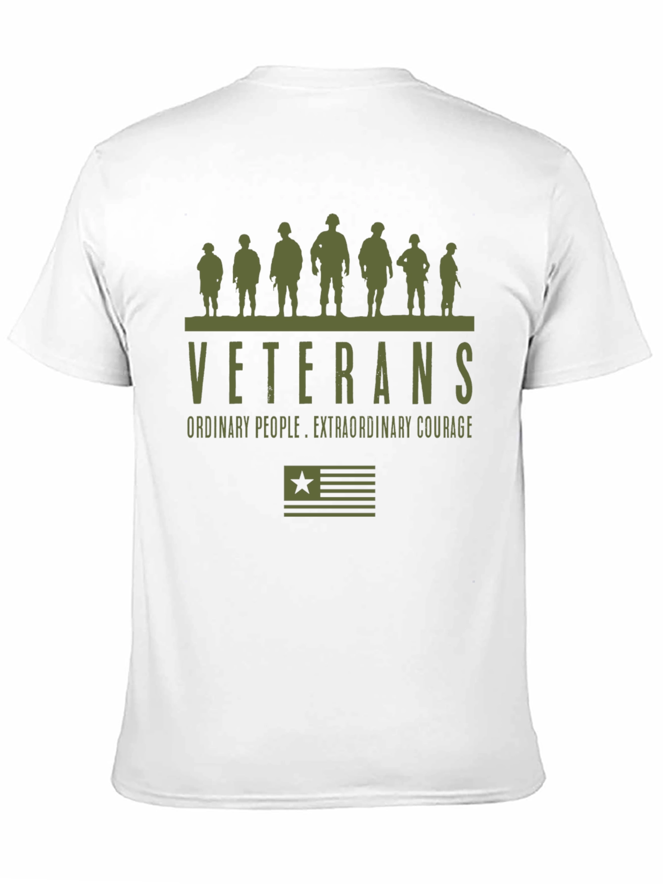 Veterans Graphic T-Shirt - Courage & Pride