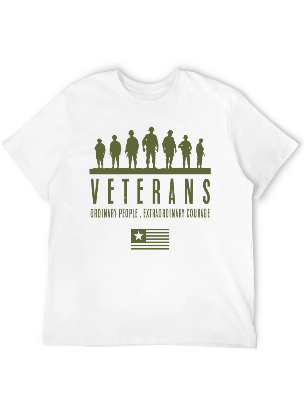 Veterans Graphic T-Shirt - Courage & Pride