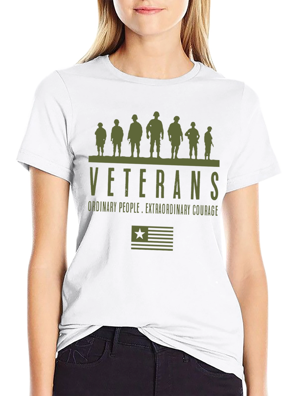 Veterans Graphic T-Shirt - Courage & Pride