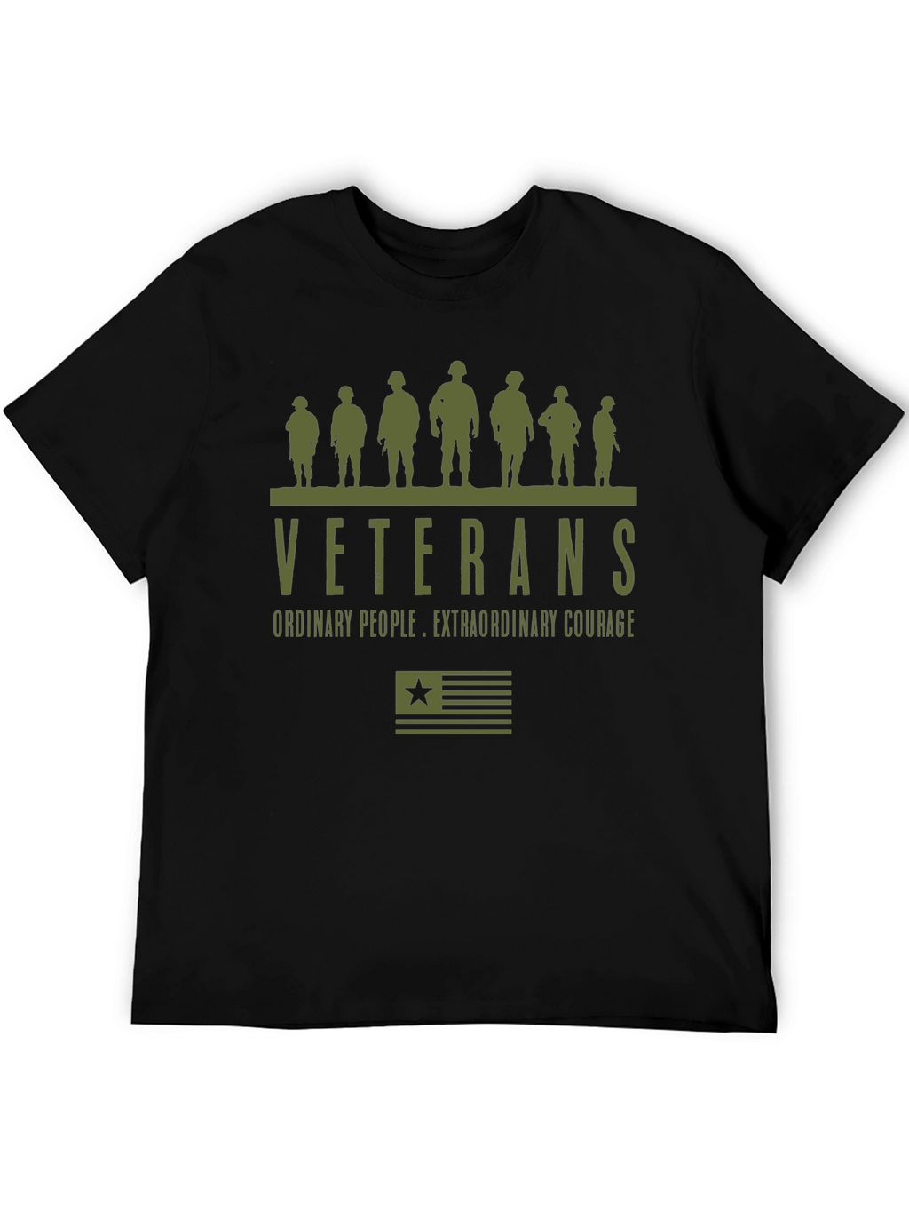 Veterans Graphic T-Shirt - Courage & Pride