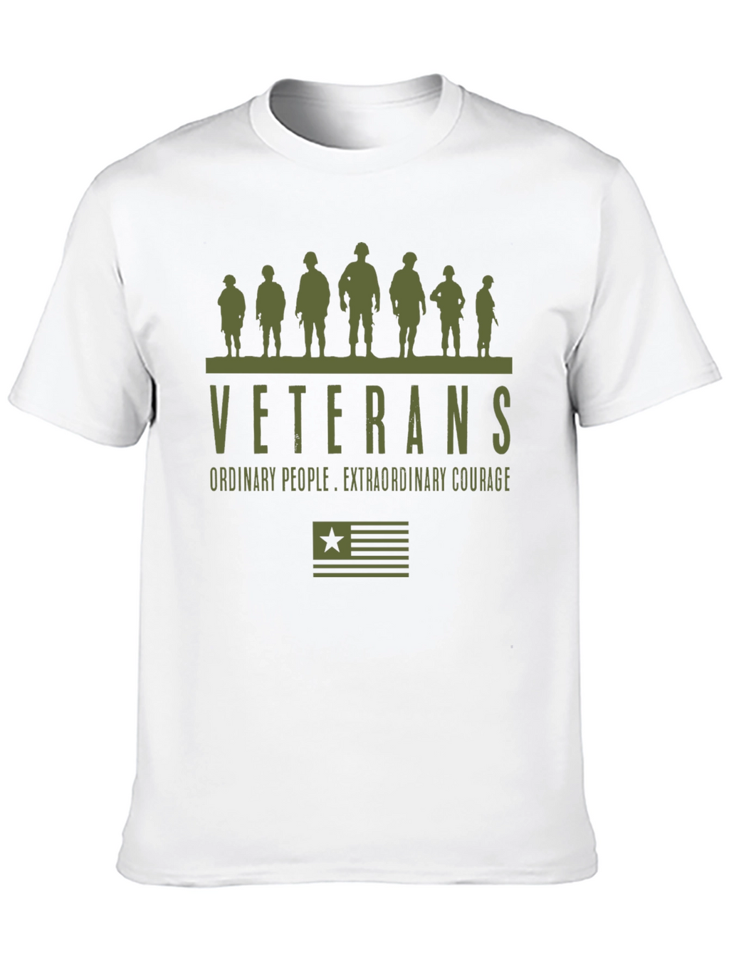 Veterans Graphic T-Shirt - Courage & Pride