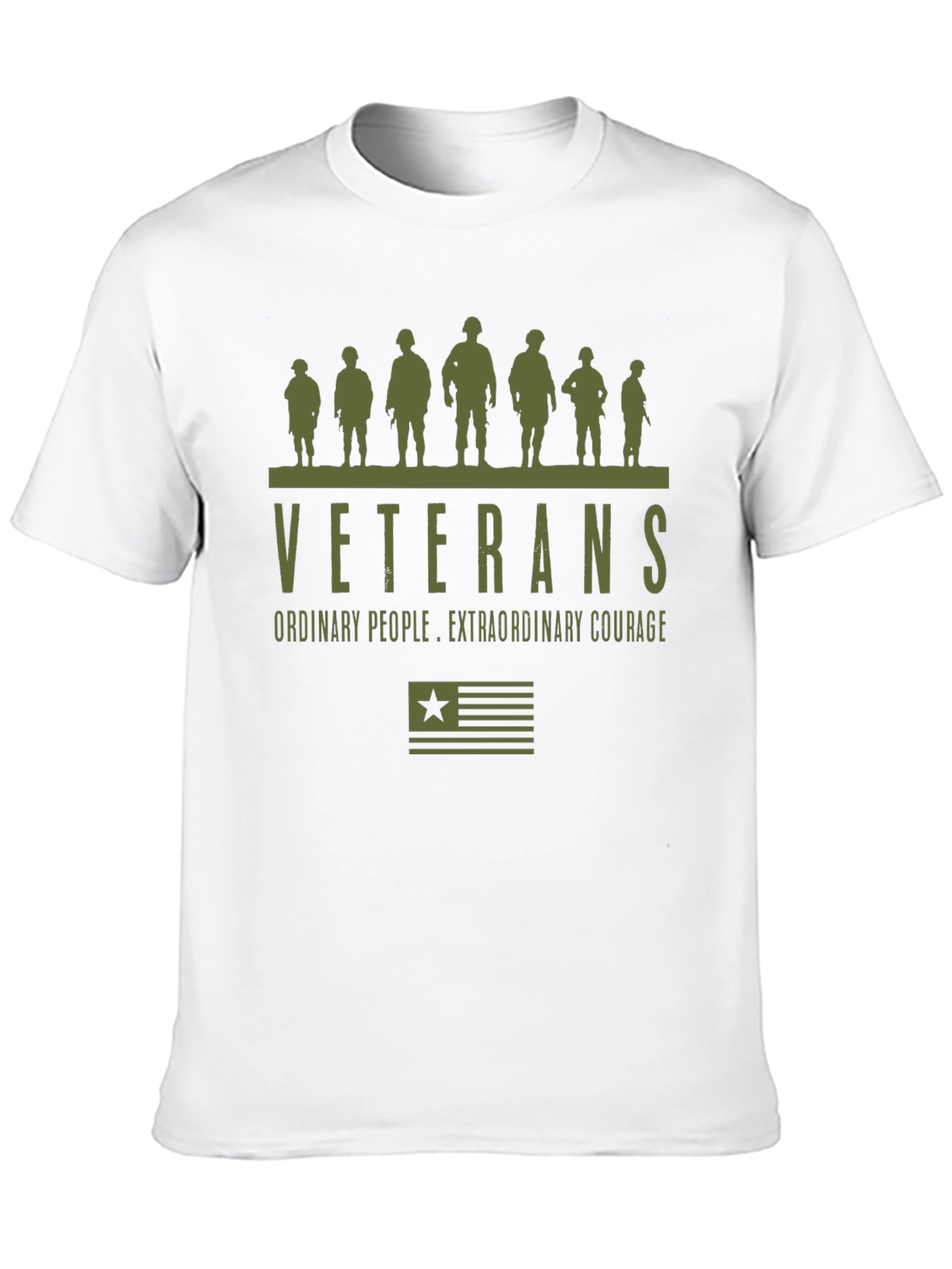 Veterans Graphic T-Shirt - Courage & Pride