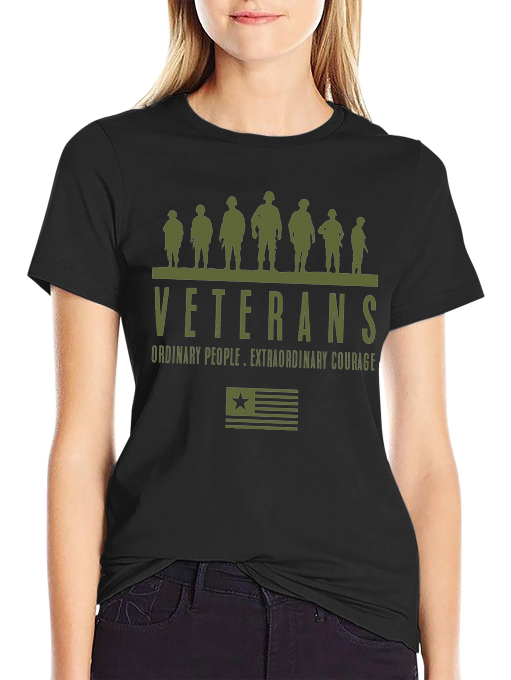 Veterans Graphic T-Shirt - Courage & Pride
