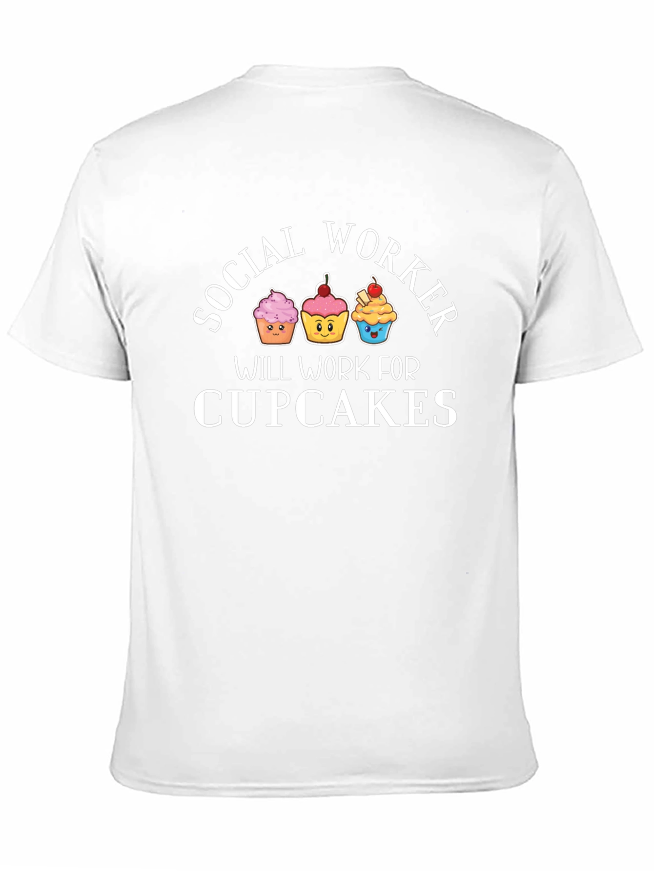 Social Worker Cupcake T-Shirt