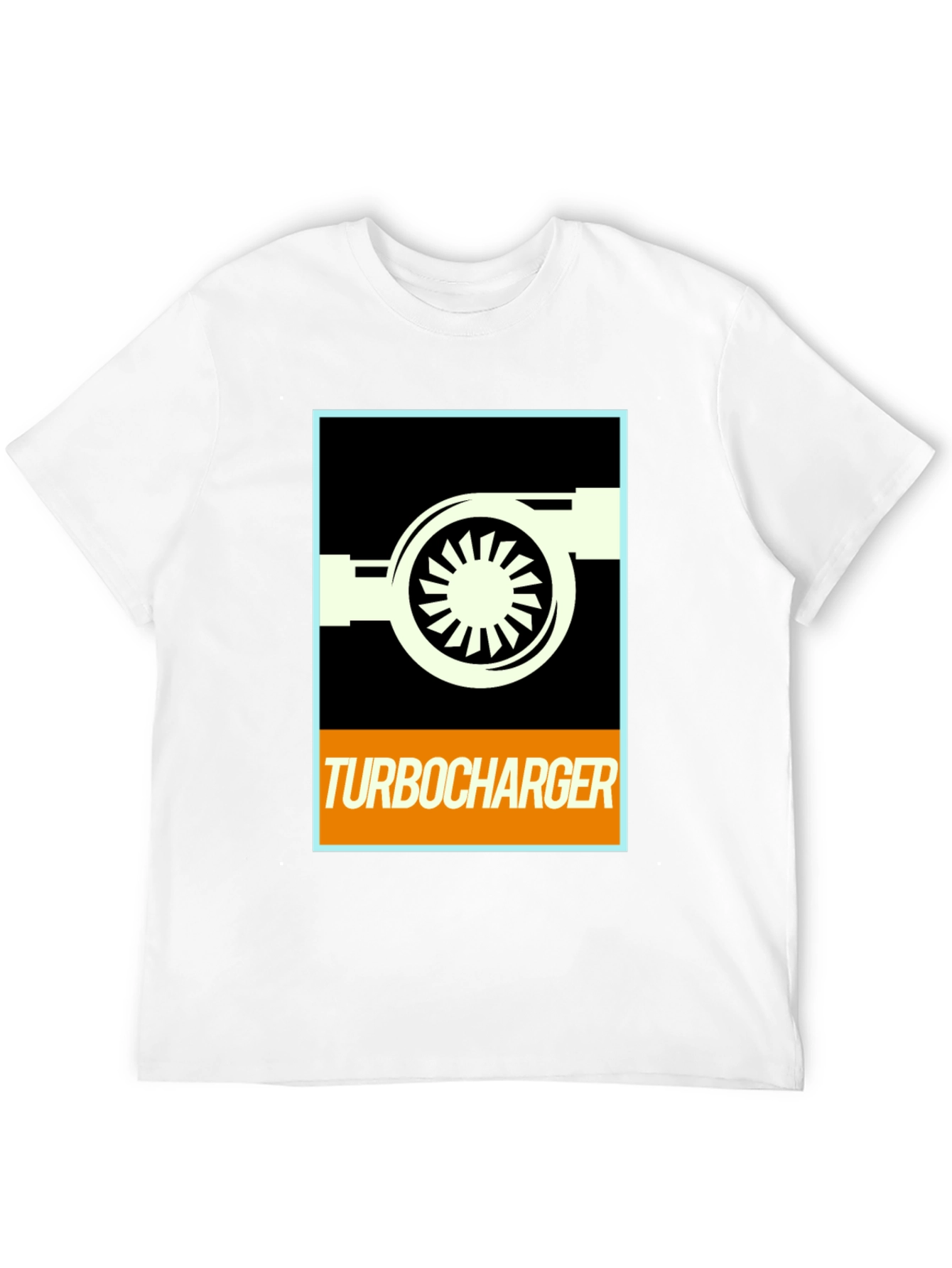 Turbocharger Graphic T-Shirt - Car Enthusiast Design