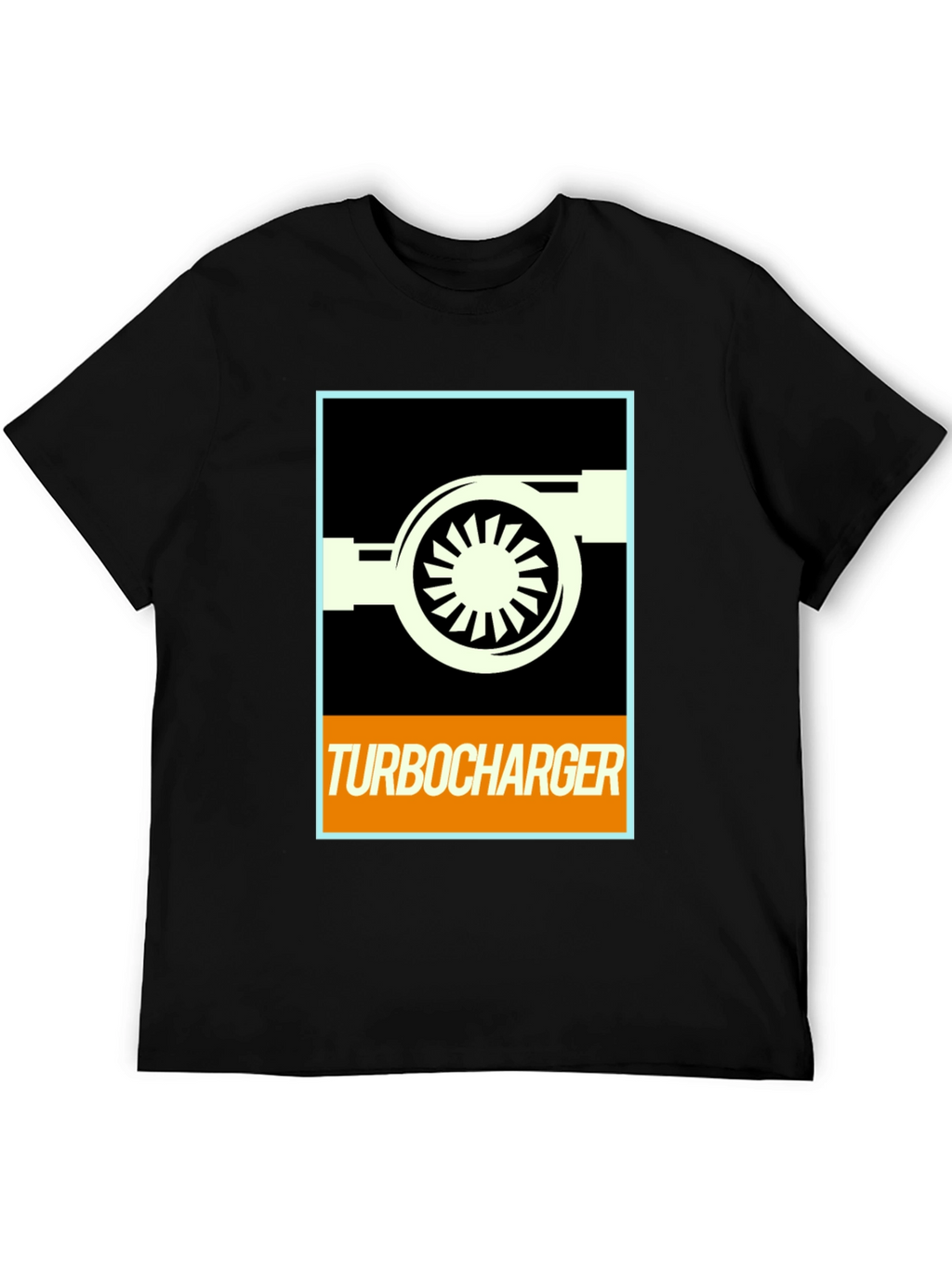Turbocharger Graphic T-Shirt - Car Enthusiast Design