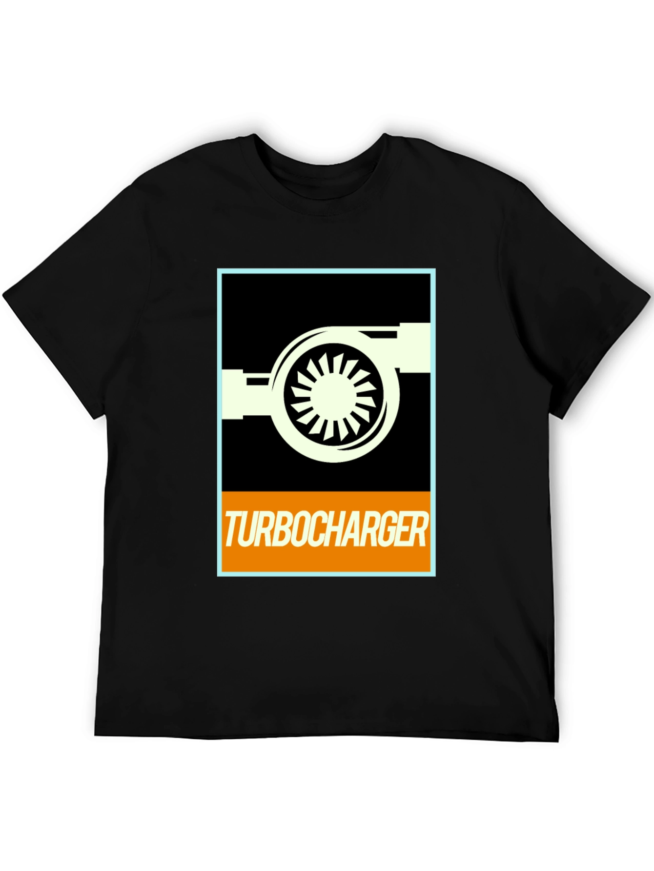 Turbocharger Graphic T-Shirt - Car Enthusiast Design