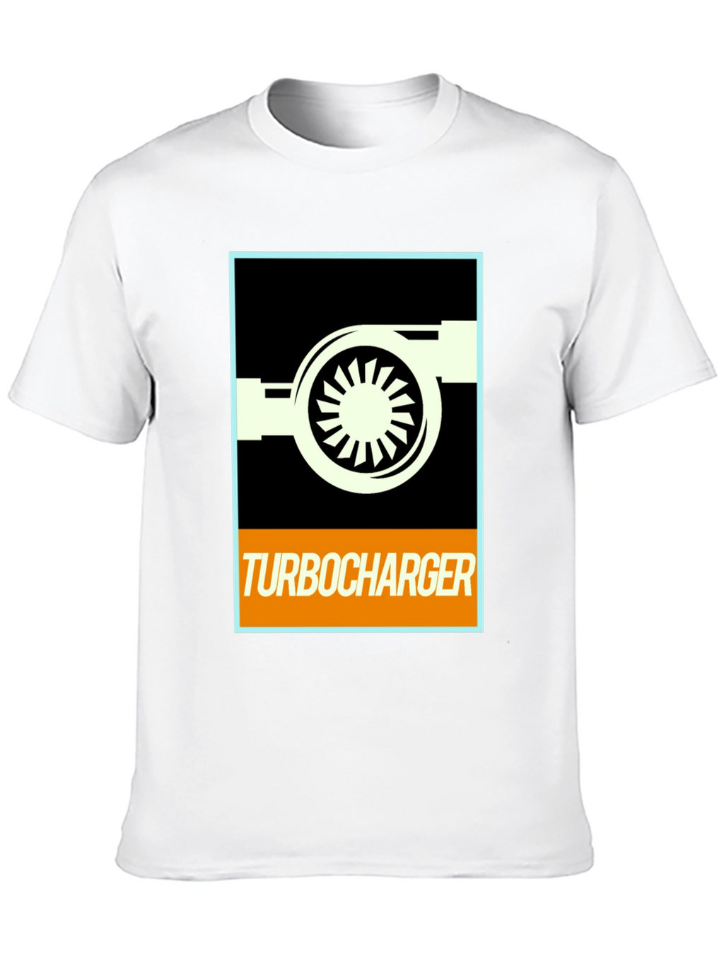 Turbocharger Graphic T-Shirt - Car Enthusiast Design