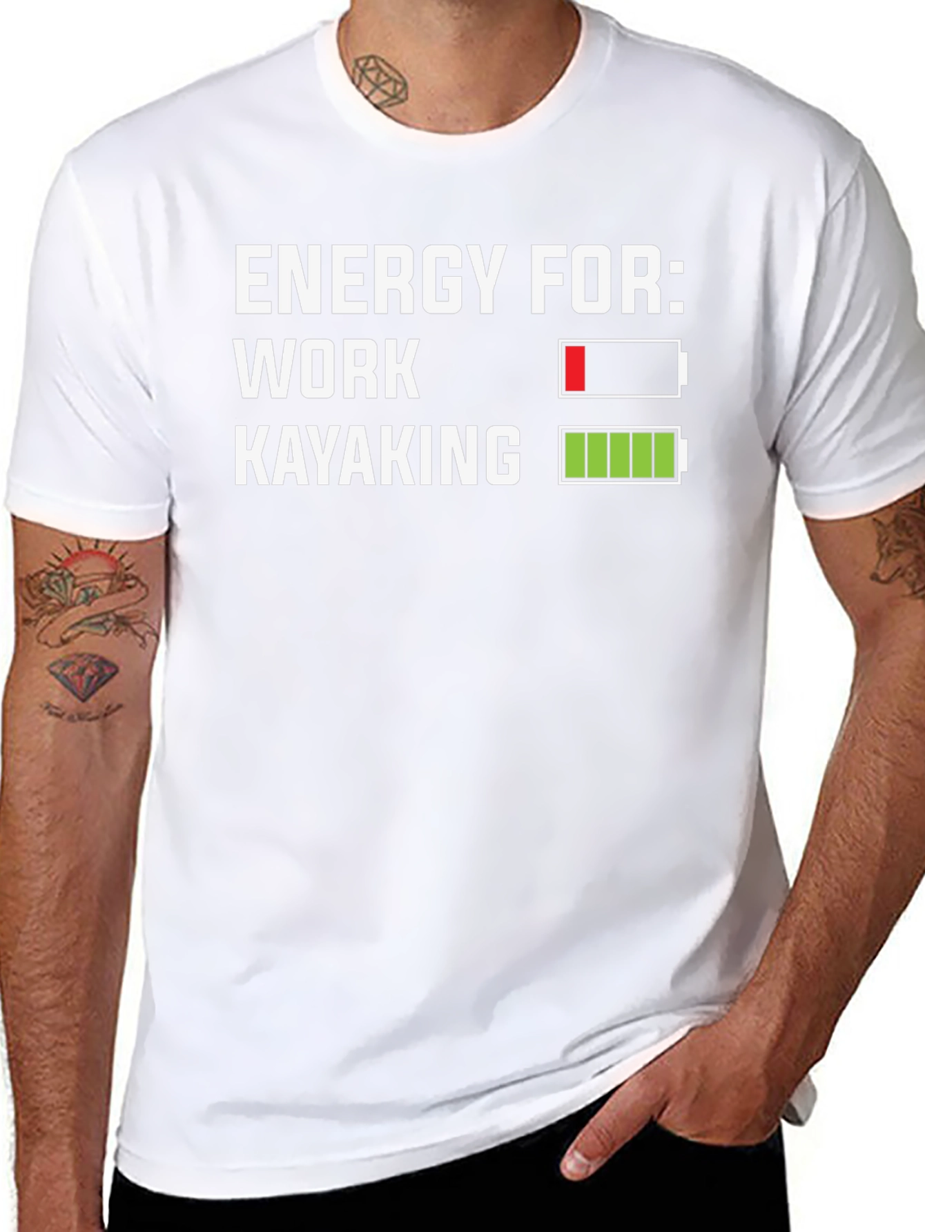 Energy for Kayaking T-Shirt - Funny Graphic Tee