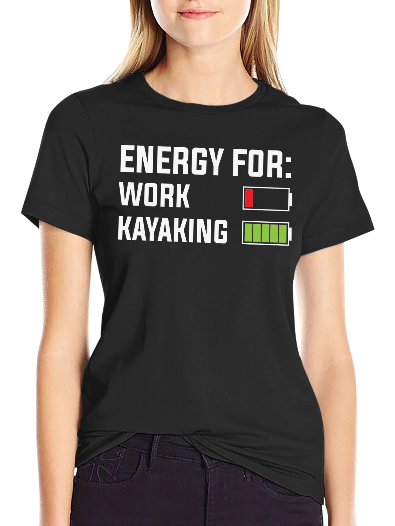 Energy for Kayaking T-Shirt - Funny Graphic Tee