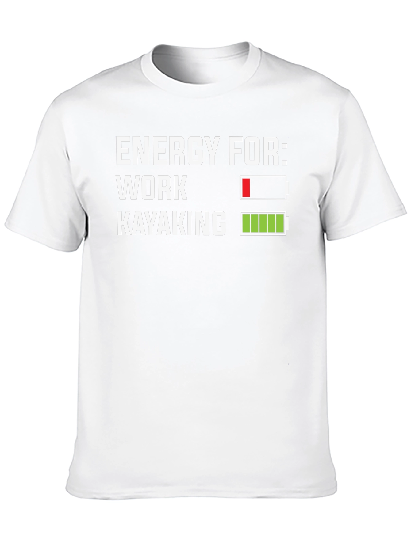Energy for Kayaking T-Shirt - Funny Graphic Tee