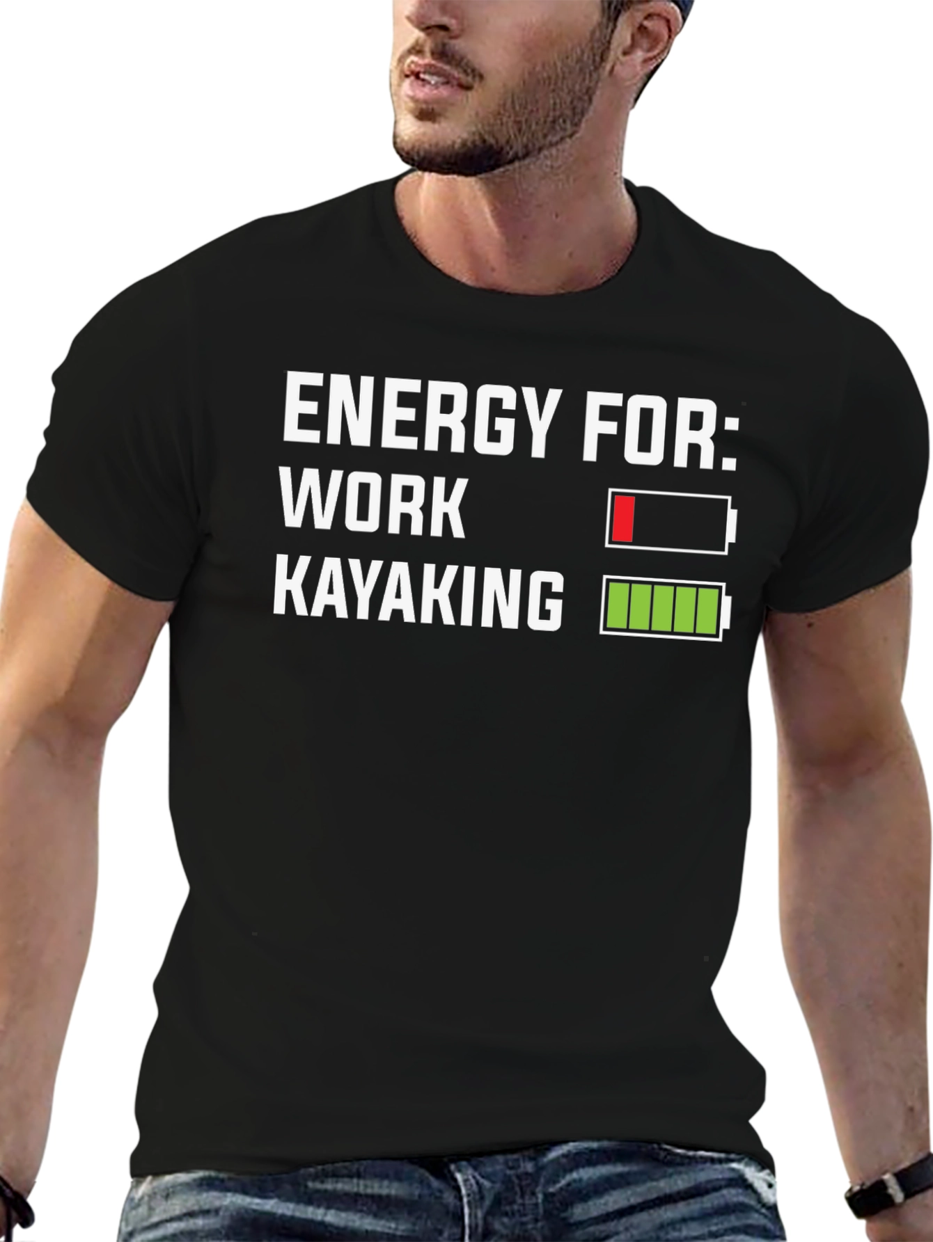 Energy for Kayaking T-Shirt - Funny Graphic Tee