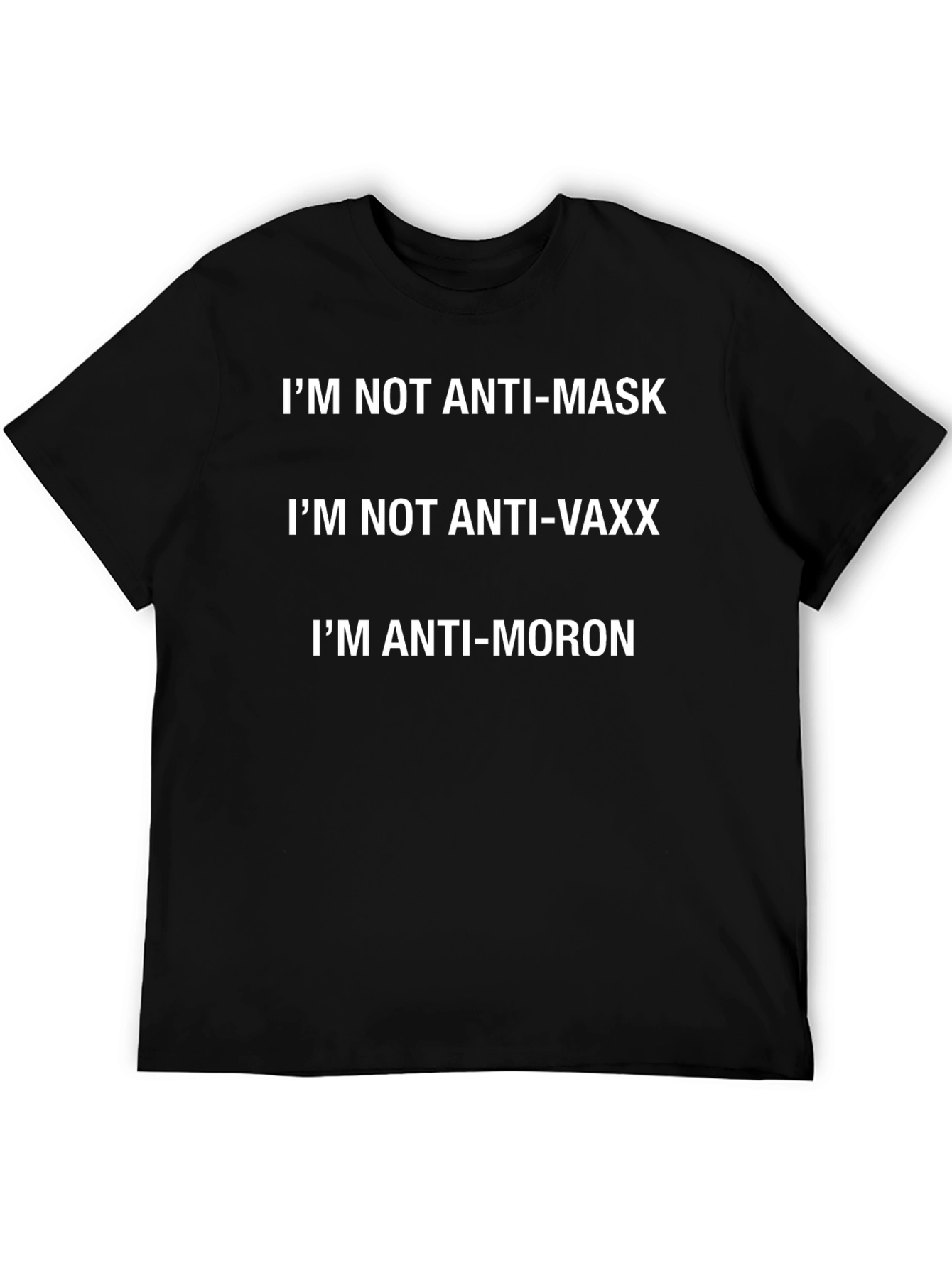 Anti-Moron T-Shirt: Pro-Science Pro-Common Sense