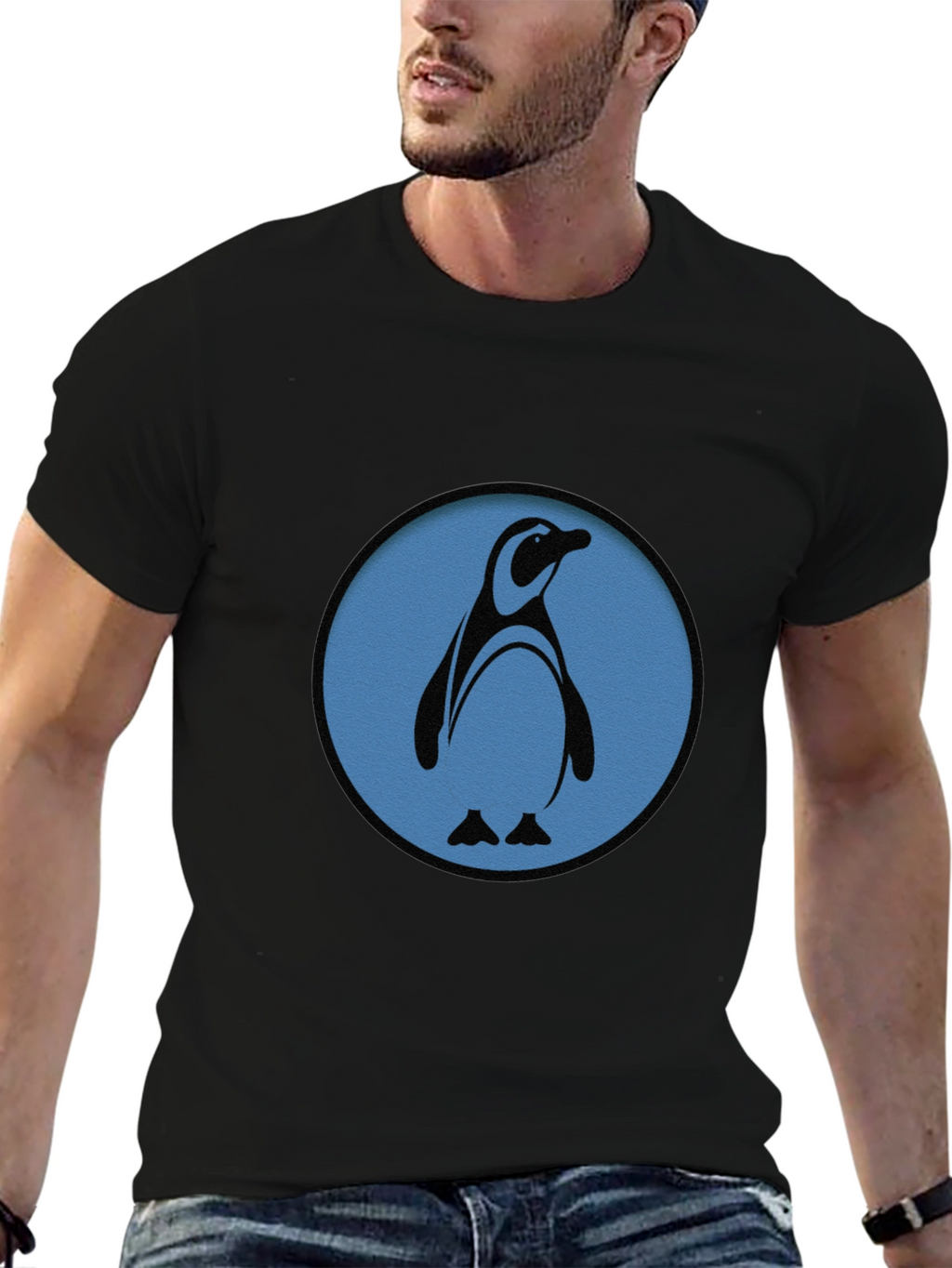 Penguin Graphic Tee - Soft Cotton Blend