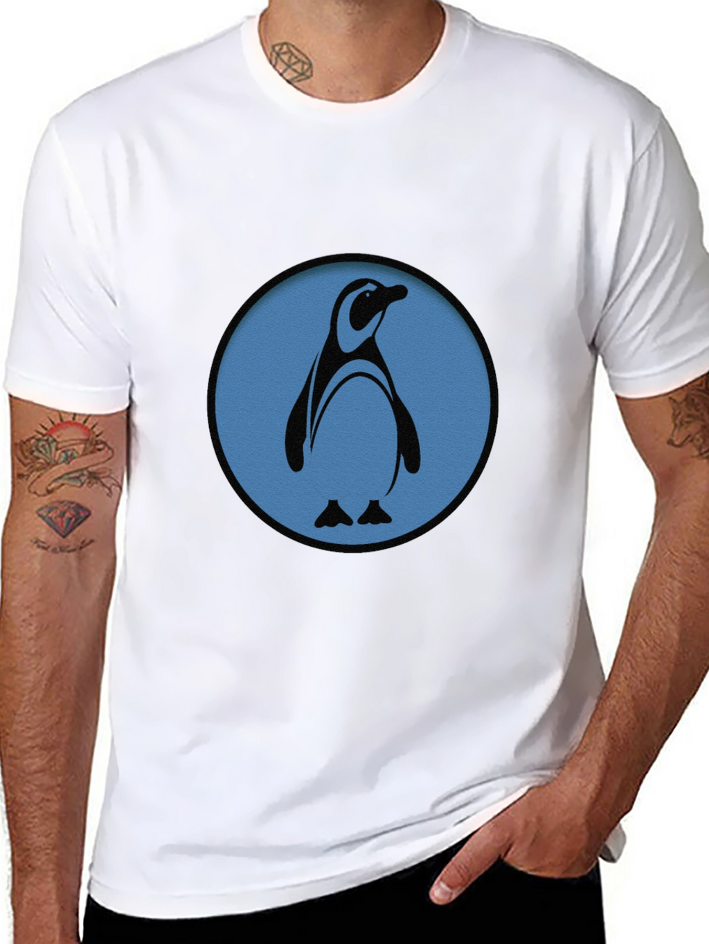Penguin Graphic Tee - Soft Cotton Blend