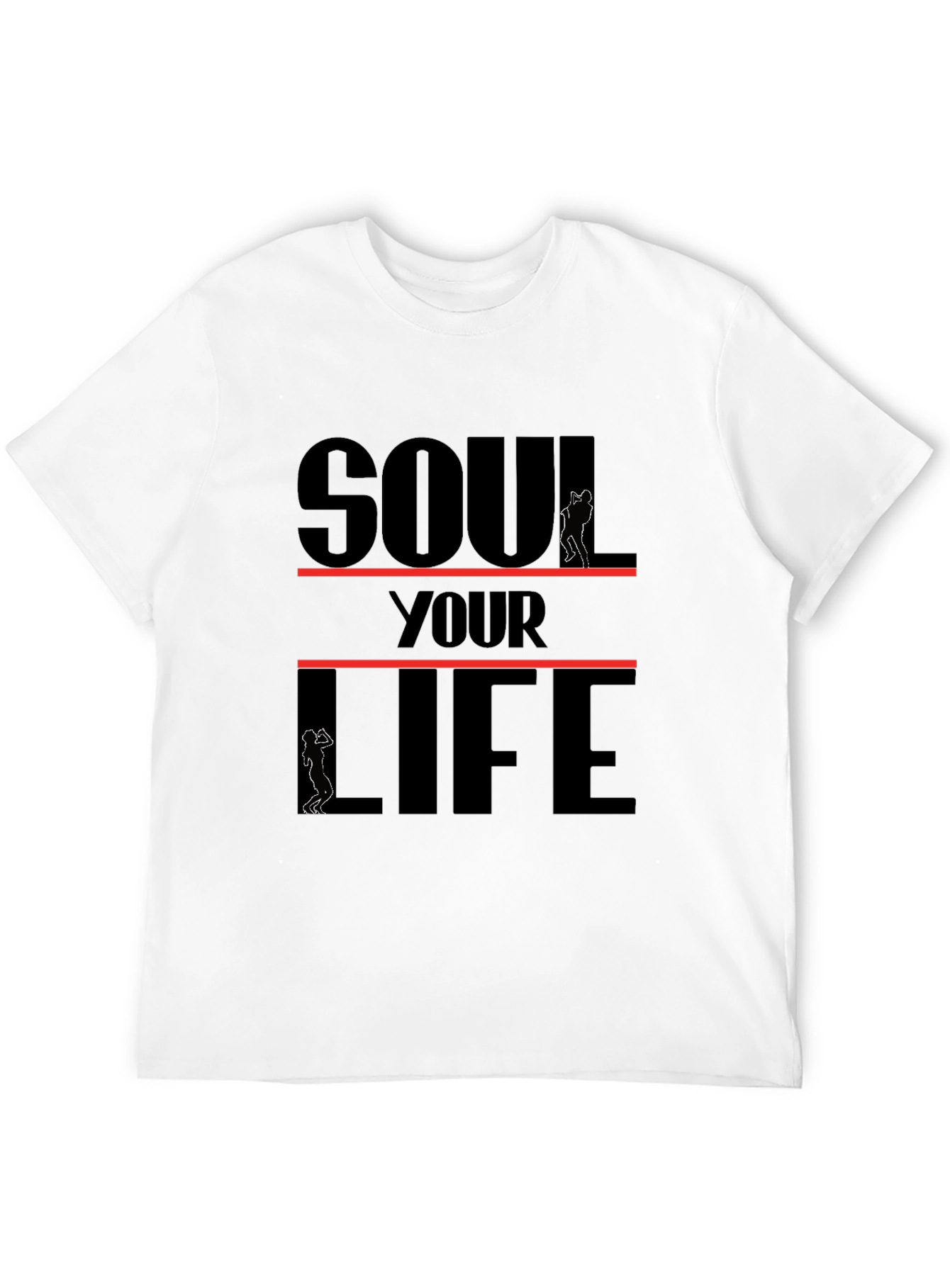 Soul Your Life Black Graphic Tee