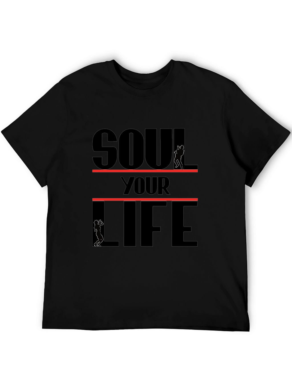 Soul Your Life Black Graphic Tee