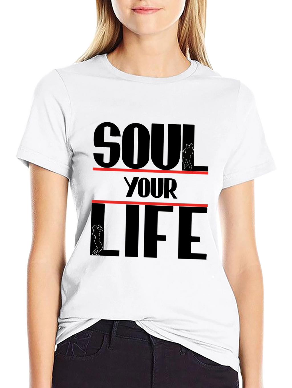 Soul Your Life Black Graphic Tee