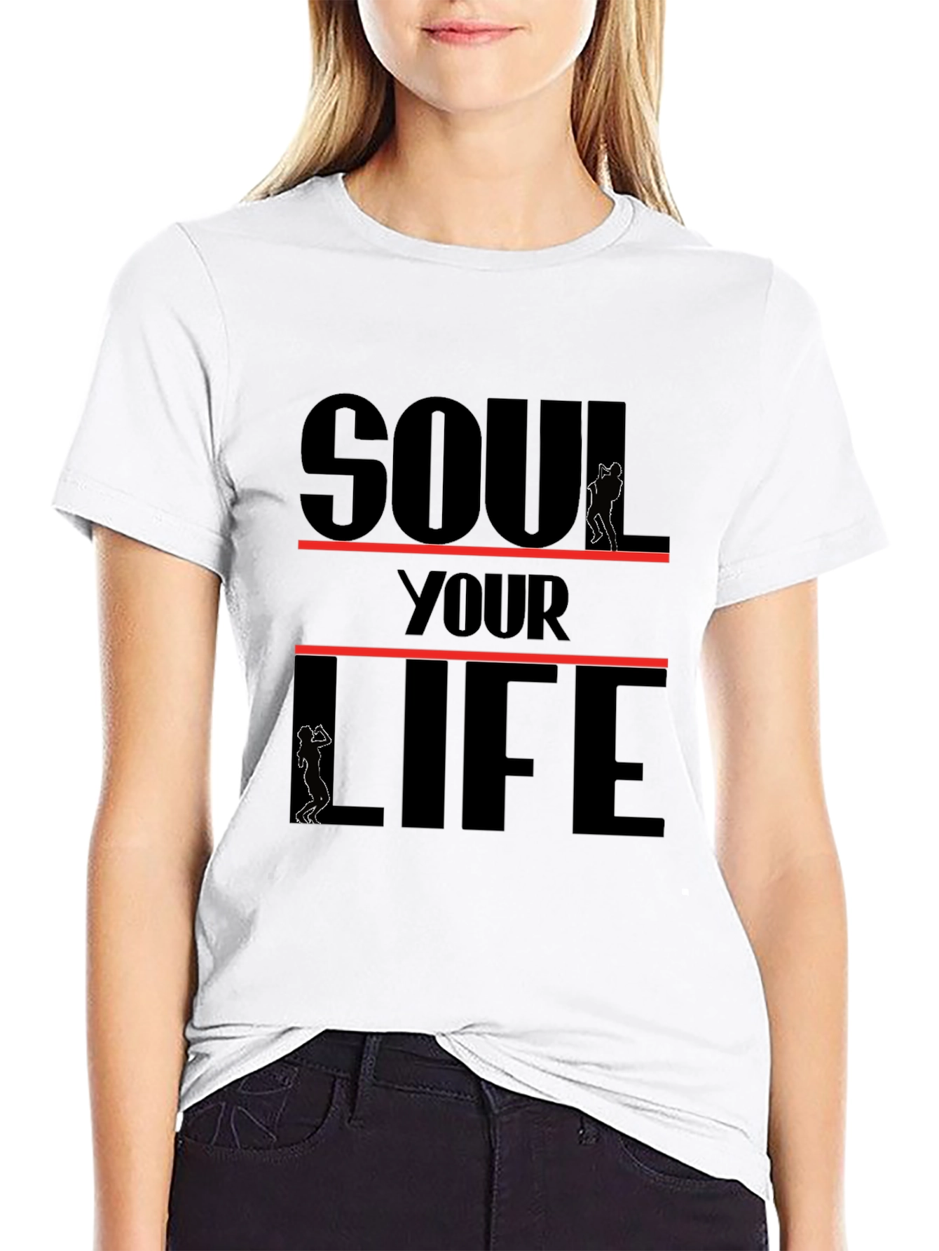 Soul Your Life Black Graphic Tee