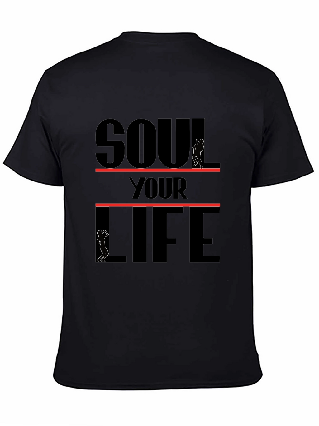 Soul Your Life Black Graphic Tee