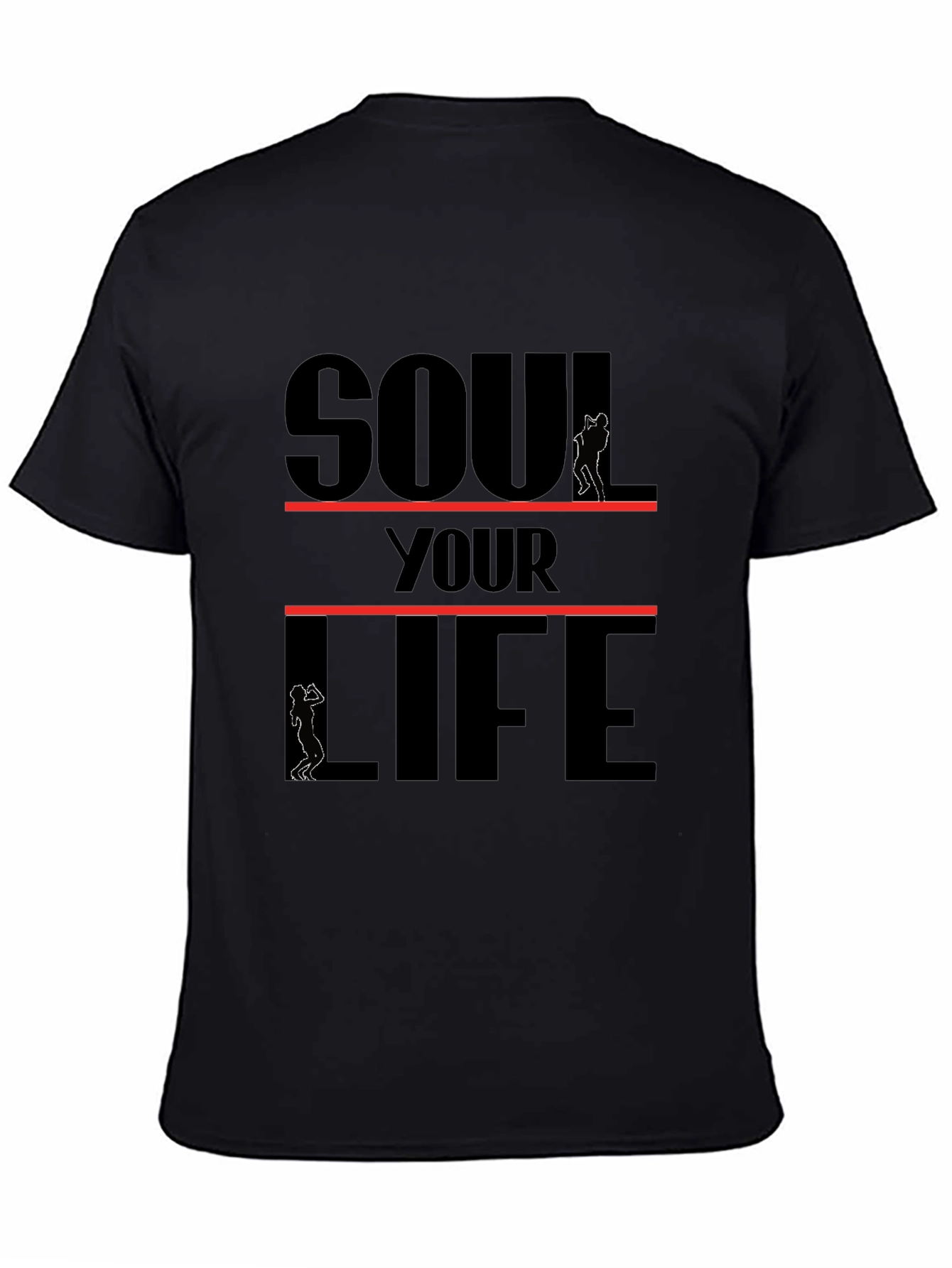 Soul Your Life Black Graphic Tee