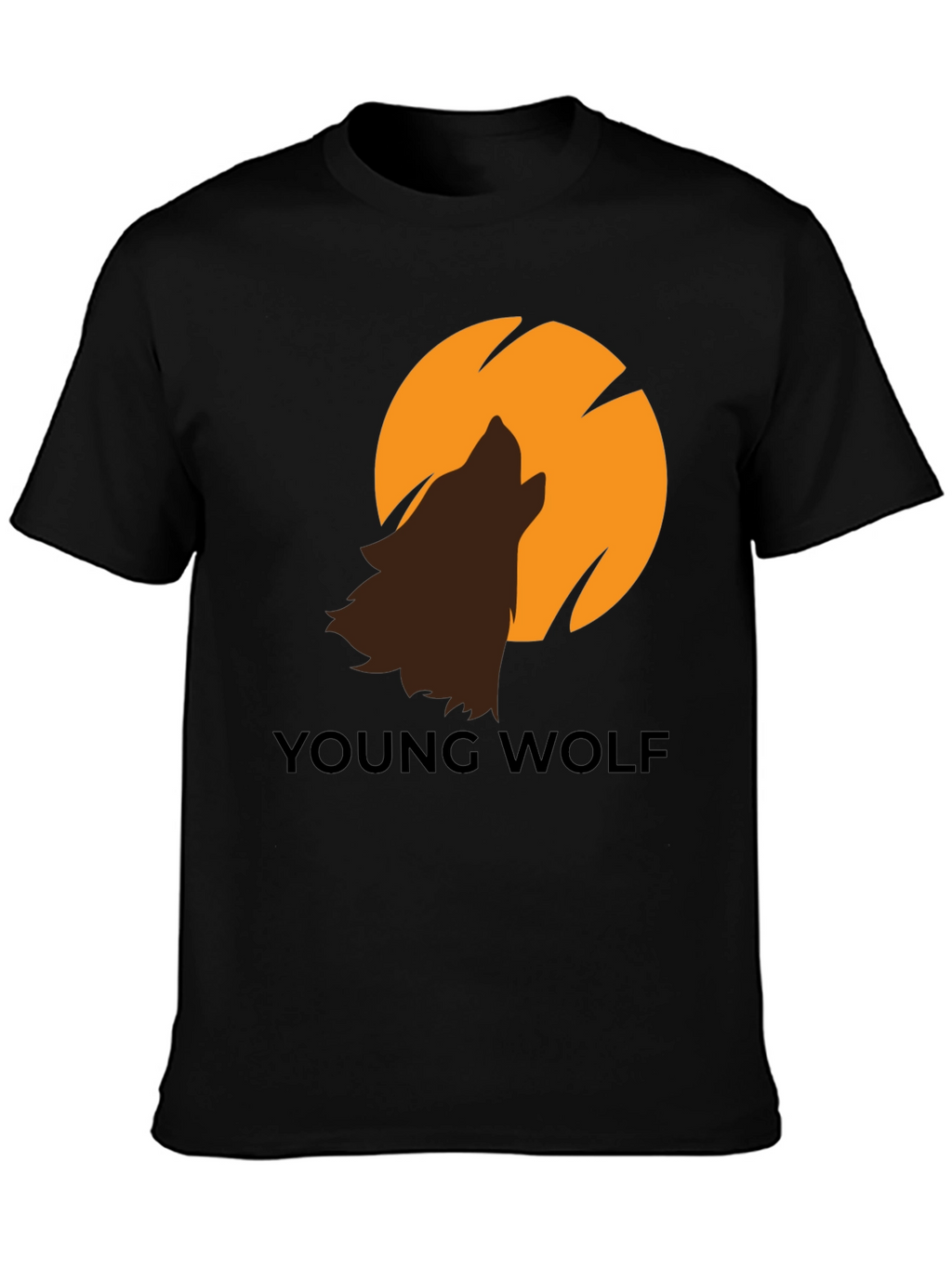 Young Wolf Graphic Tee - Modern Design