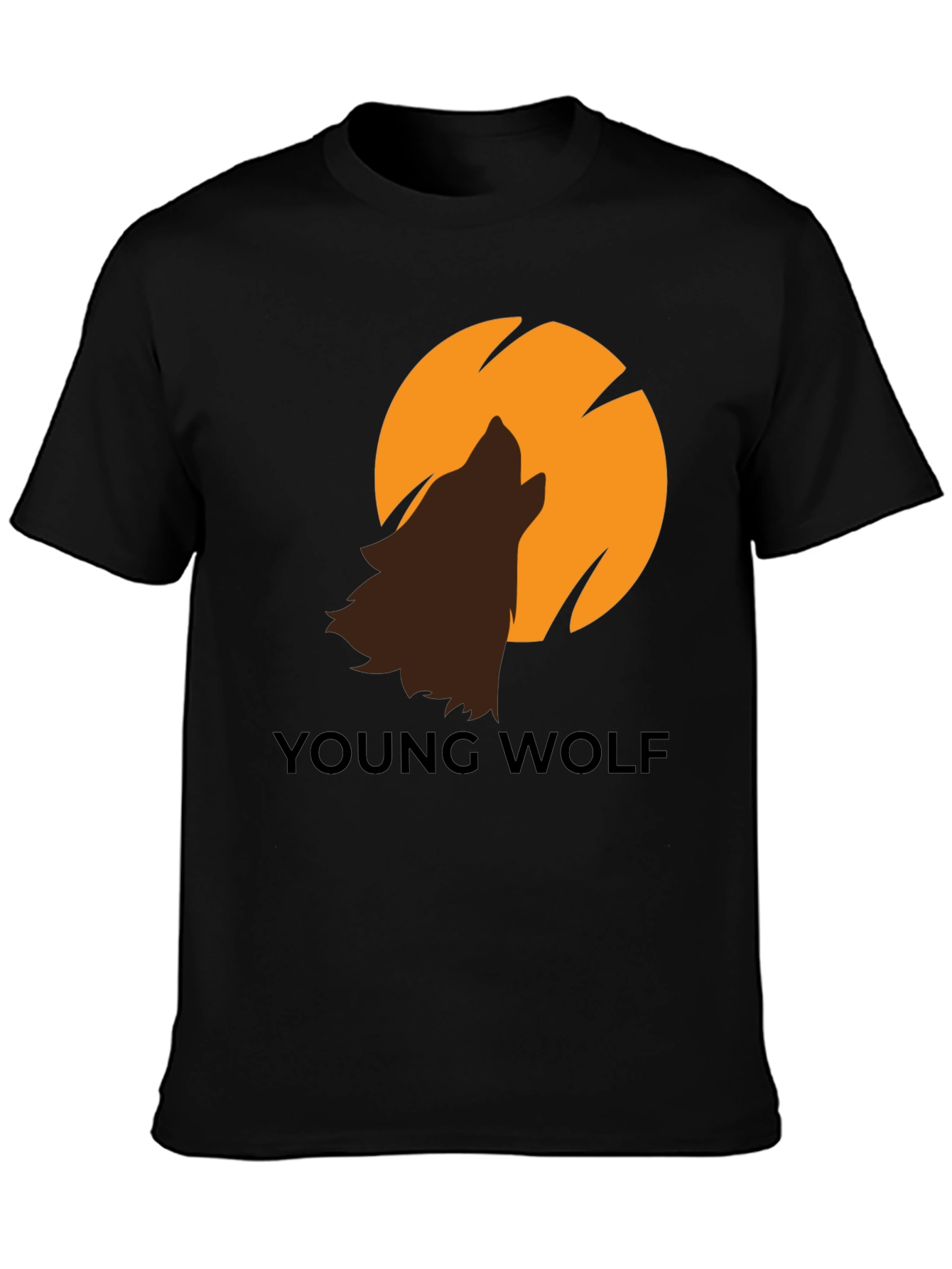 Young Wolf Graphic Tee - Modern Design