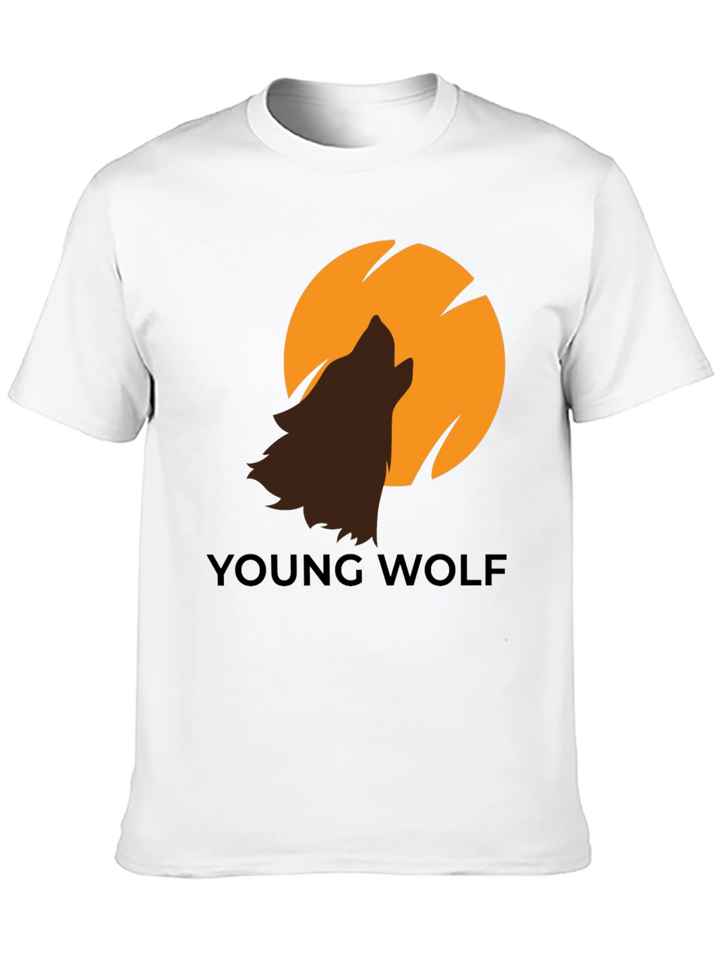 Young Wolf Graphic Tee - Modern Design