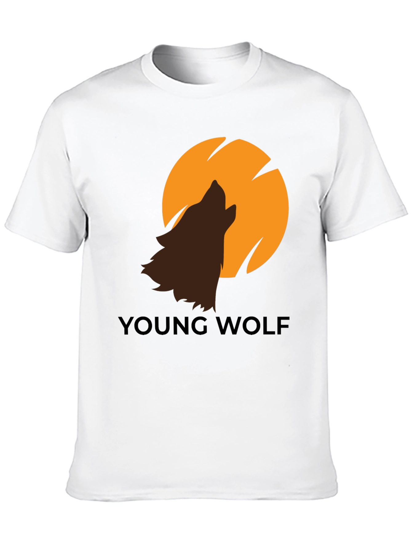 Young Wolf Graphic Tee - Modern Design