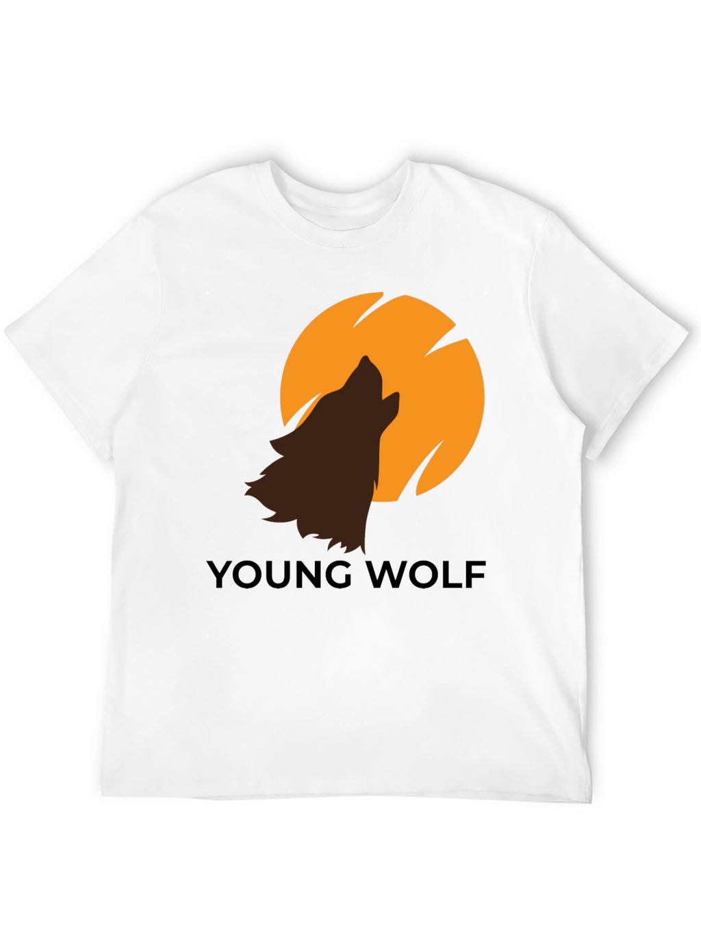 Young Wolf Graphic Tee - Modern Design