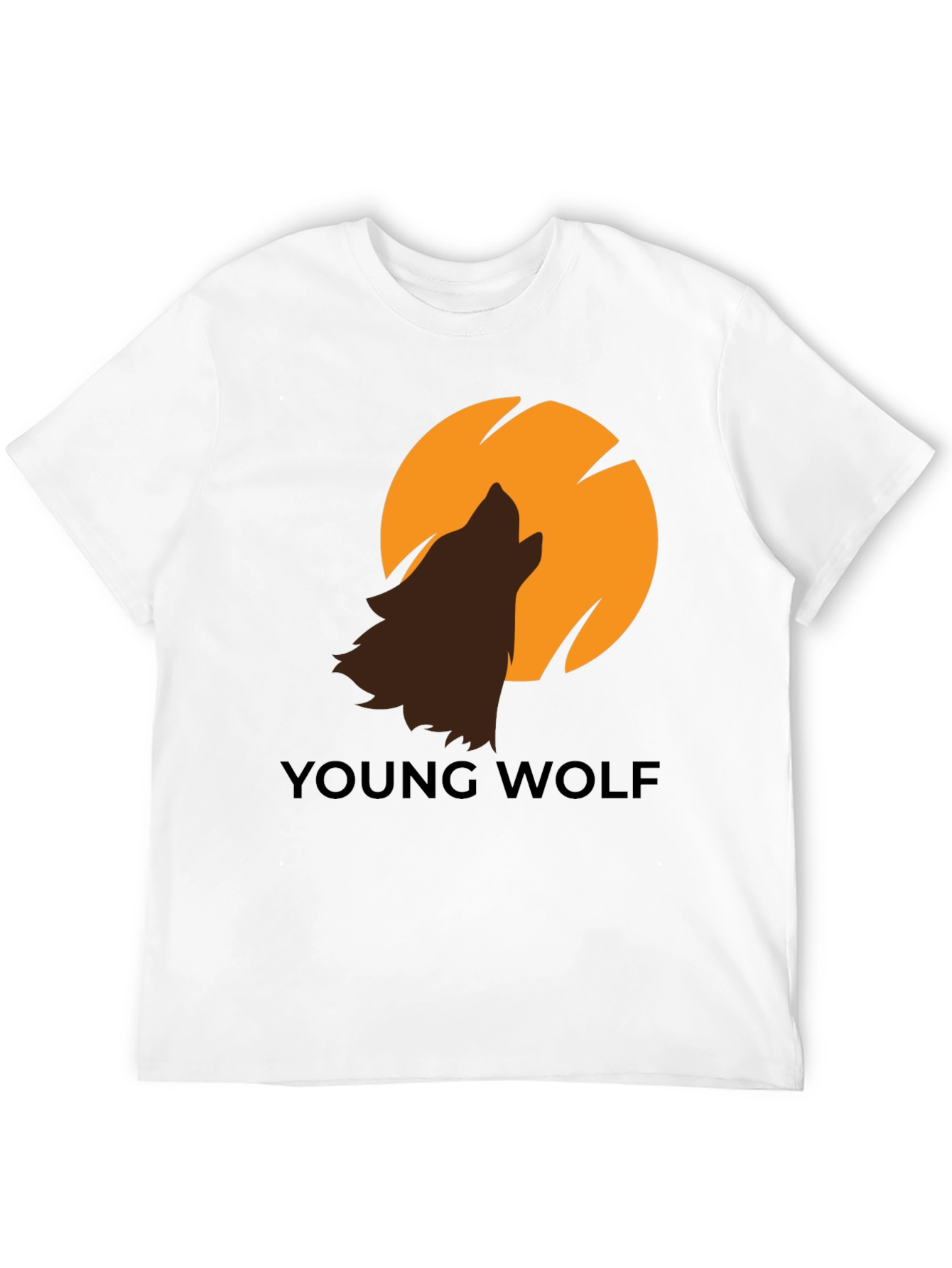 Young Wolf Graphic Tee - Modern Design