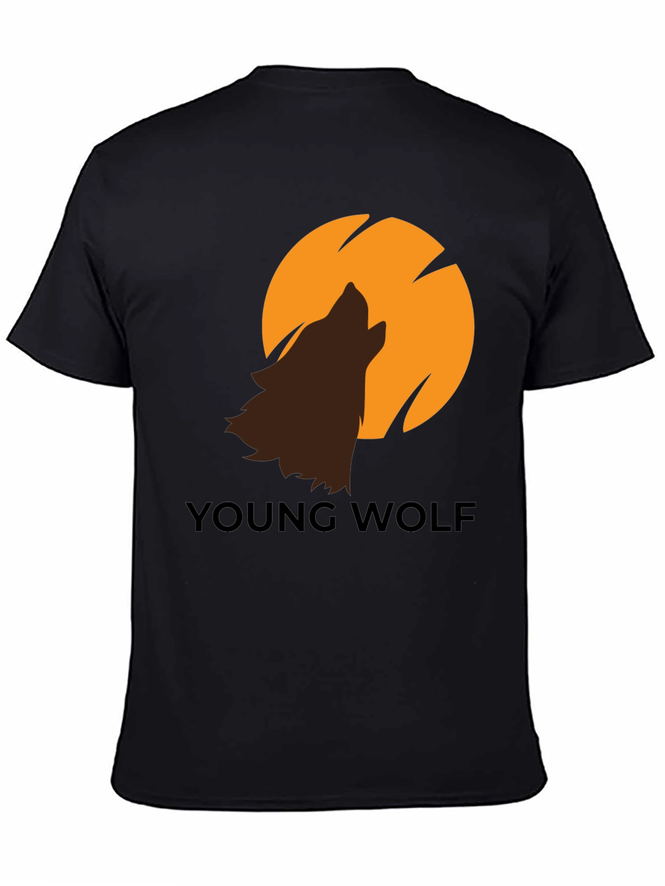 Young Wolf Graphic Tee - Modern Design