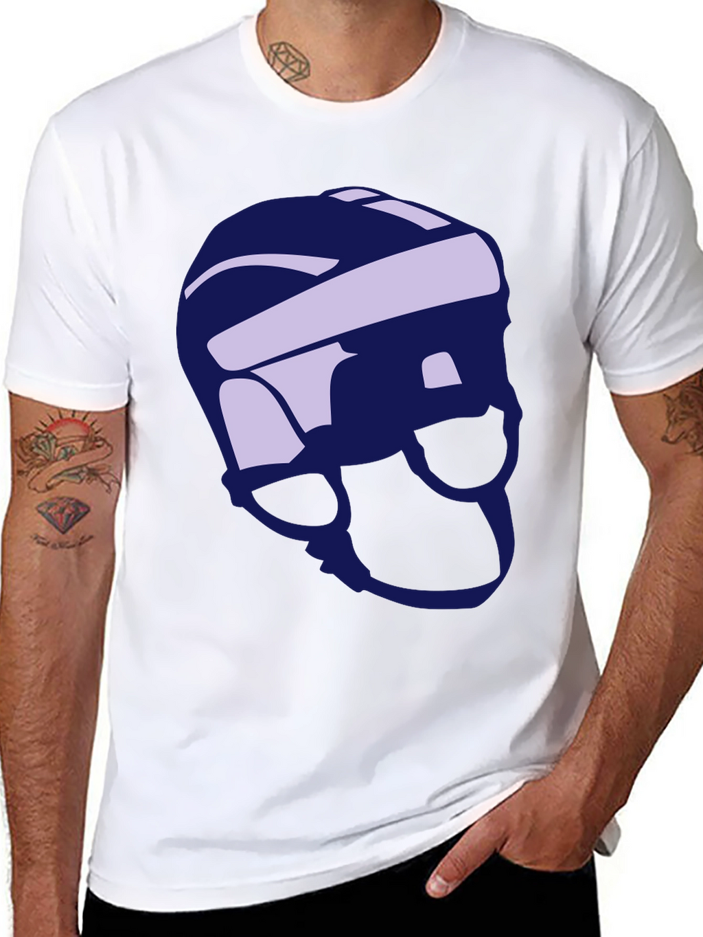 Helmet Graphic Tee - Cool Casual Style