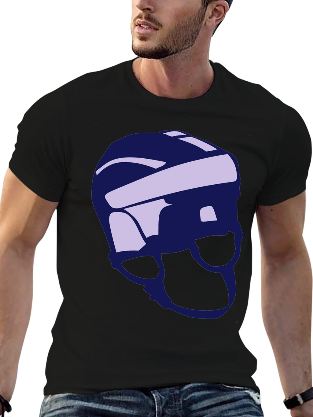Helmet Graphic Tee - Cool Casual Style