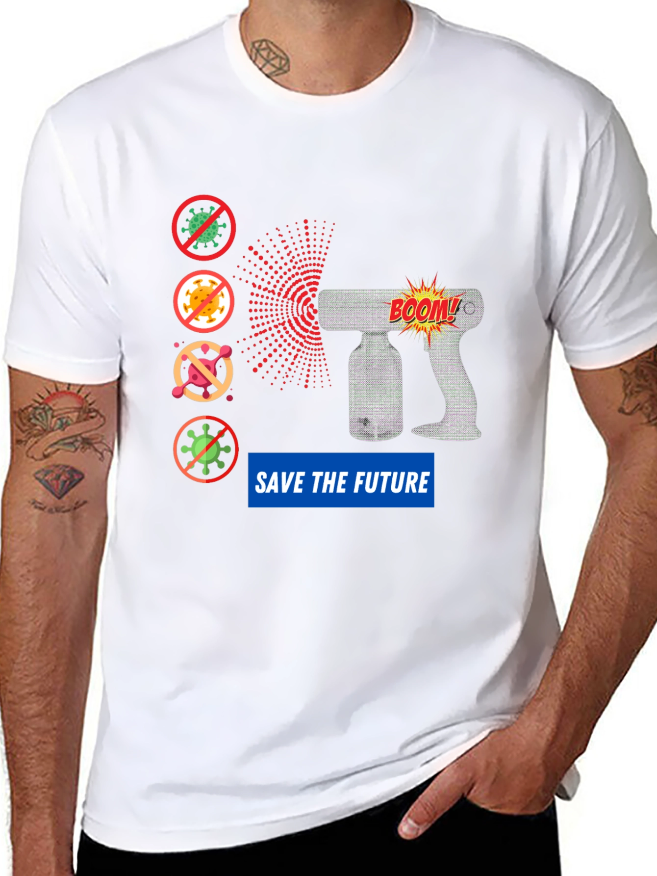 Save the Future T-Shirt - Anti-Virus Protection Tee