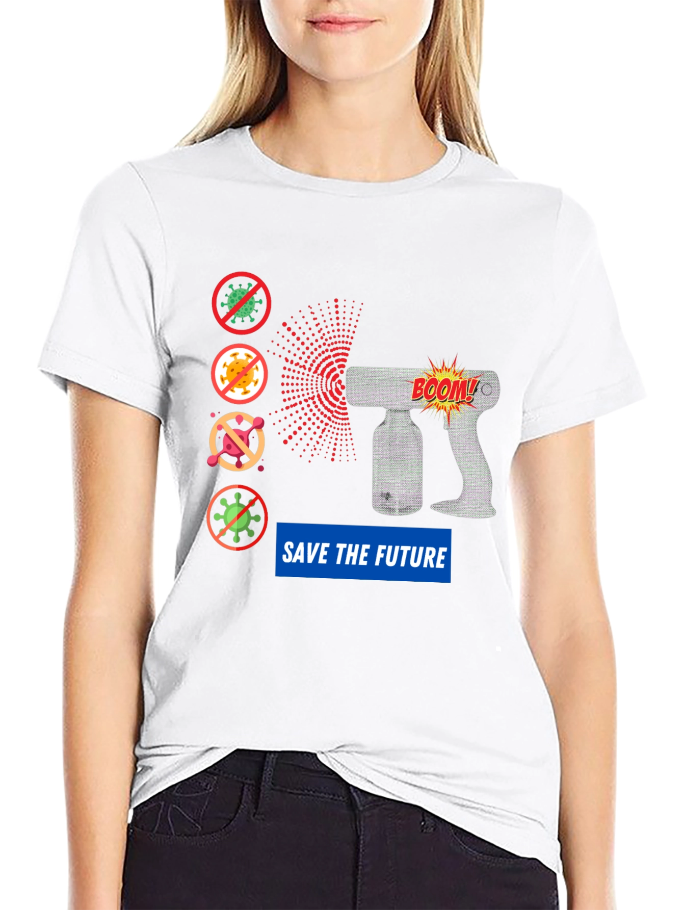 Save the Future T-Shirt - Anti-Virus Protection Tee