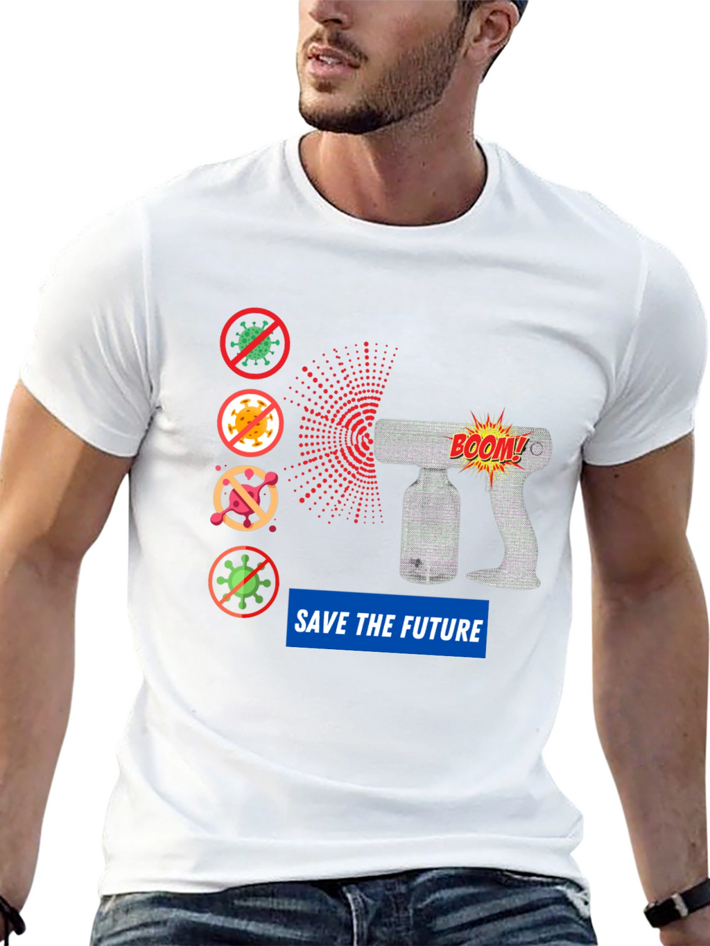 Save the Future T-Shirt - Anti-Virus Protection Tee
