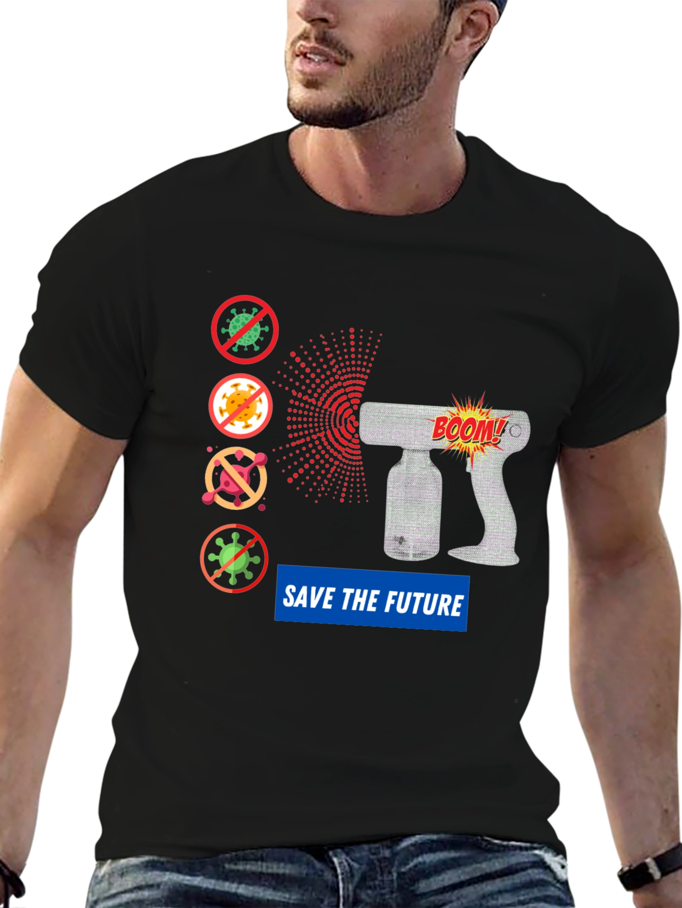Save the Future T-Shirt - Anti-Virus Protection Tee