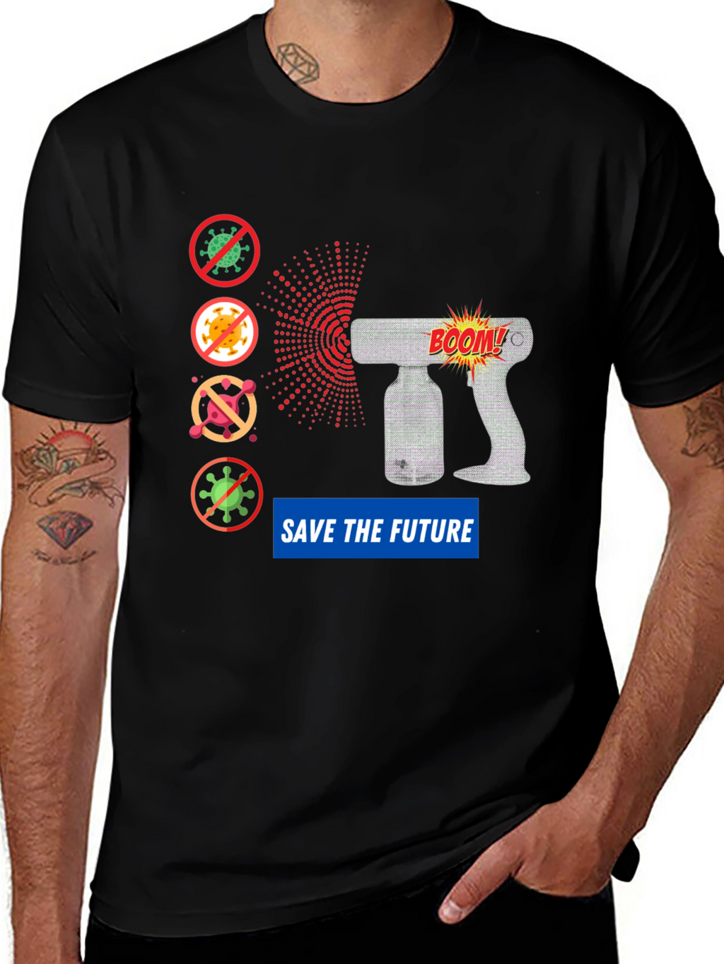 Save the Future T-Shirt - Anti-Virus Protection Tee
