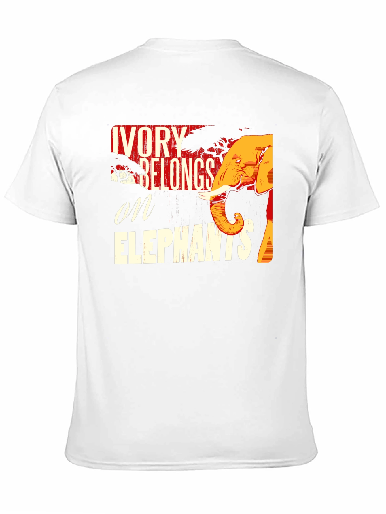 Ivory Belongs on Elephants Graphic Tee