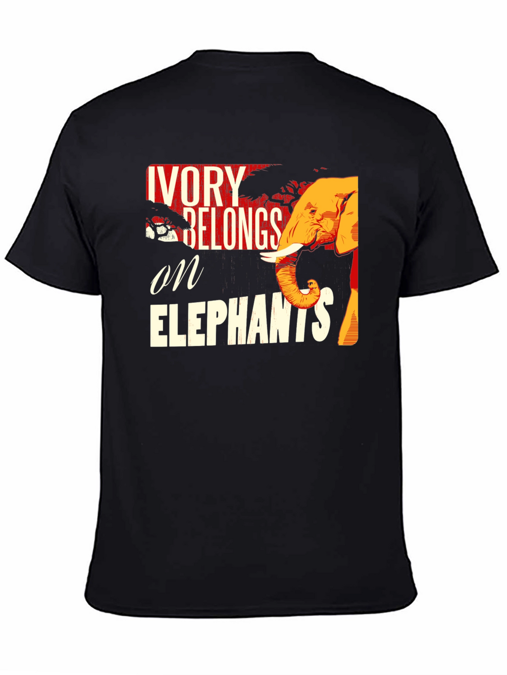 Ivory Belongs on Elephants Graphic Tee