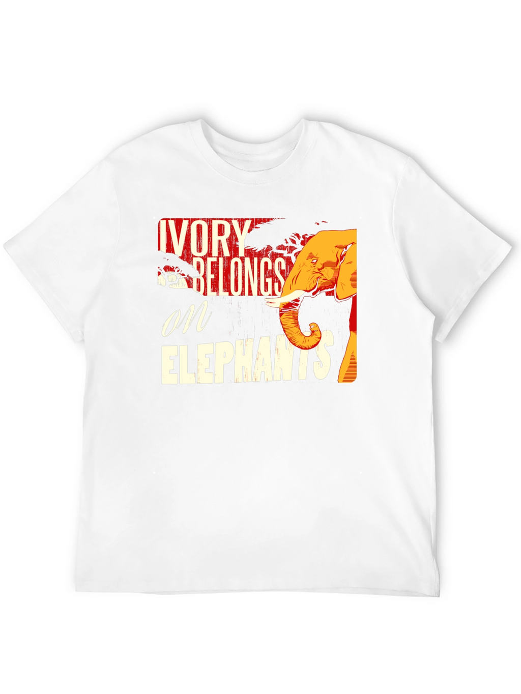 Ivory Belongs on Elephants Graphic Tee