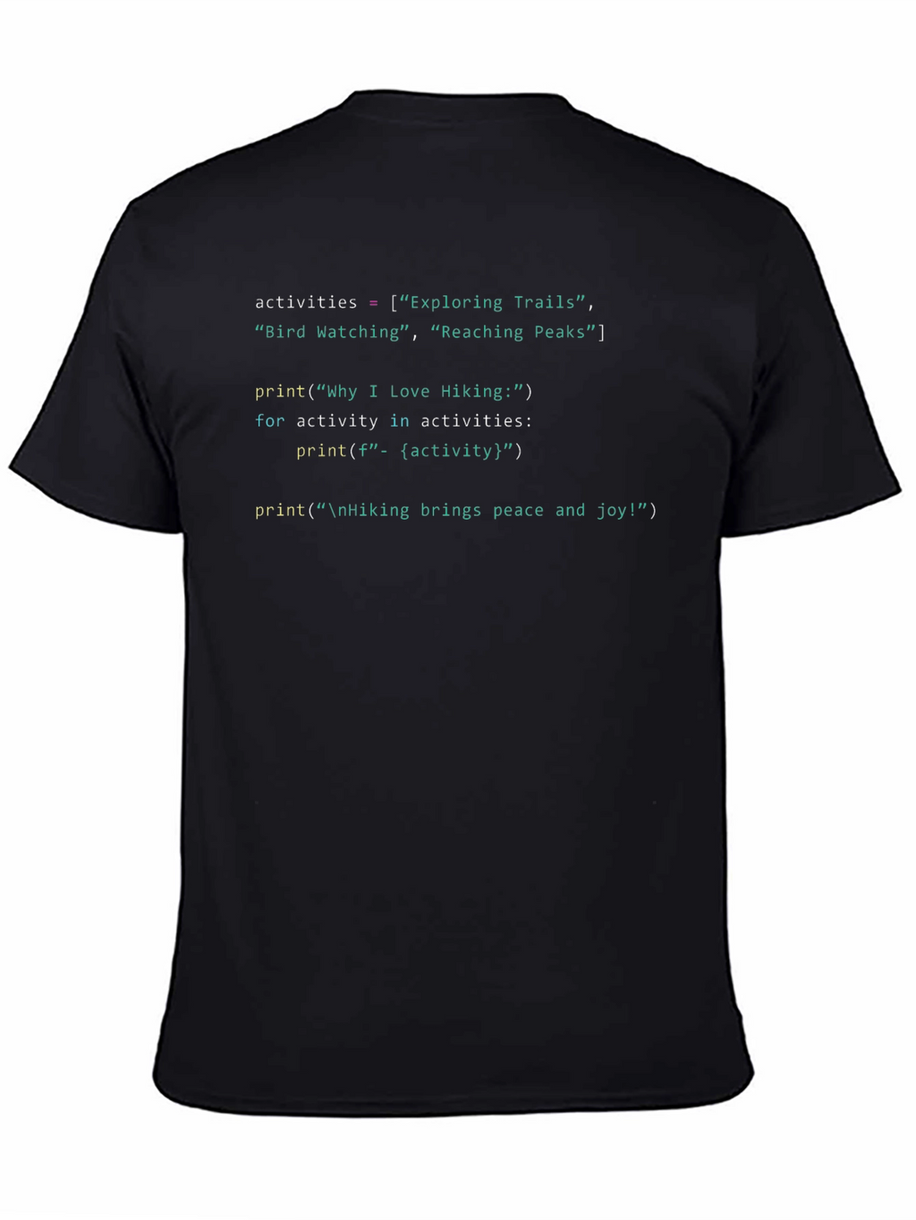 Hiking Programmer T-Shirt: Coding & Outdoors