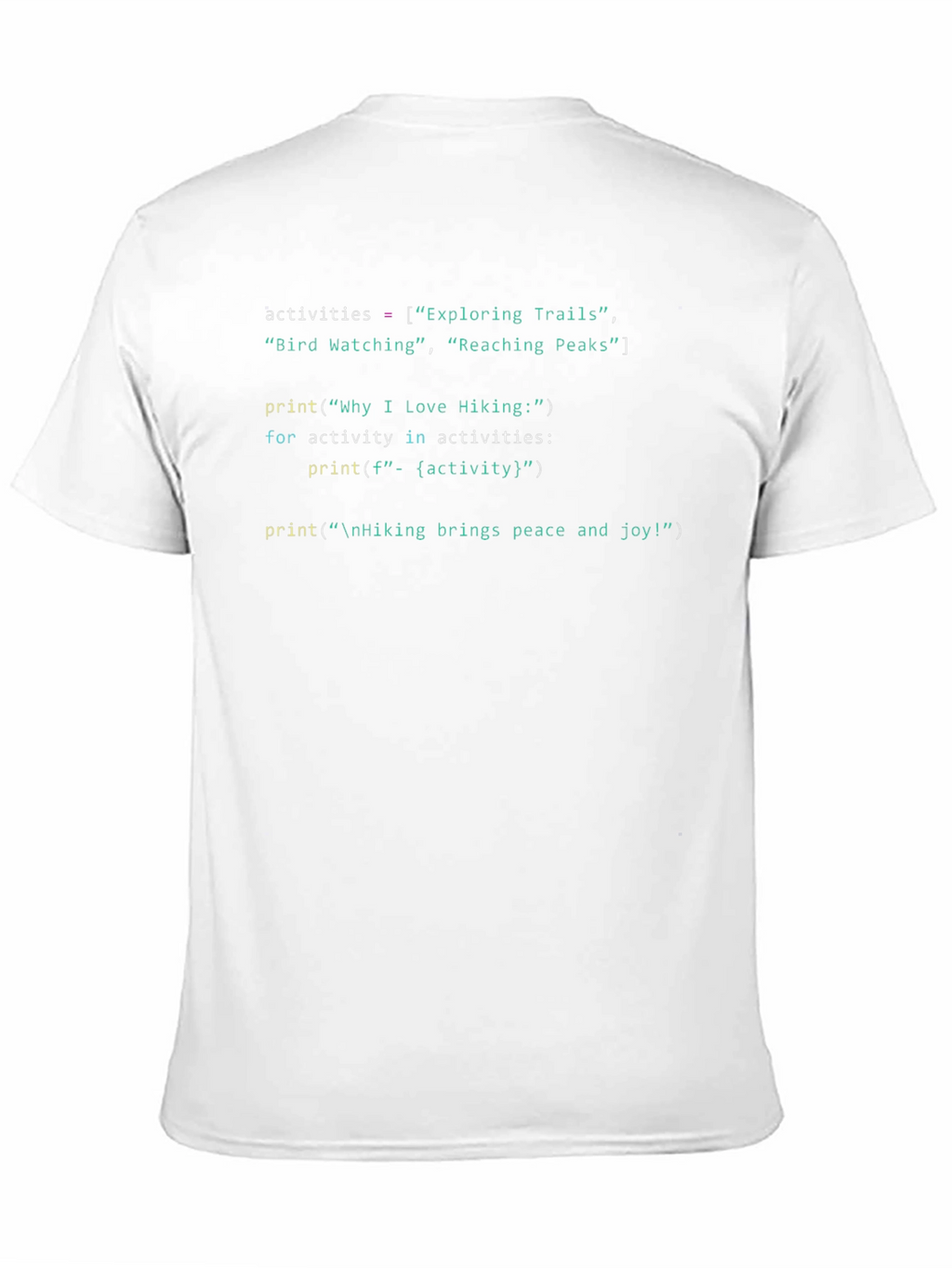 Hiking Programmer T-Shirt: Coding & Outdoors