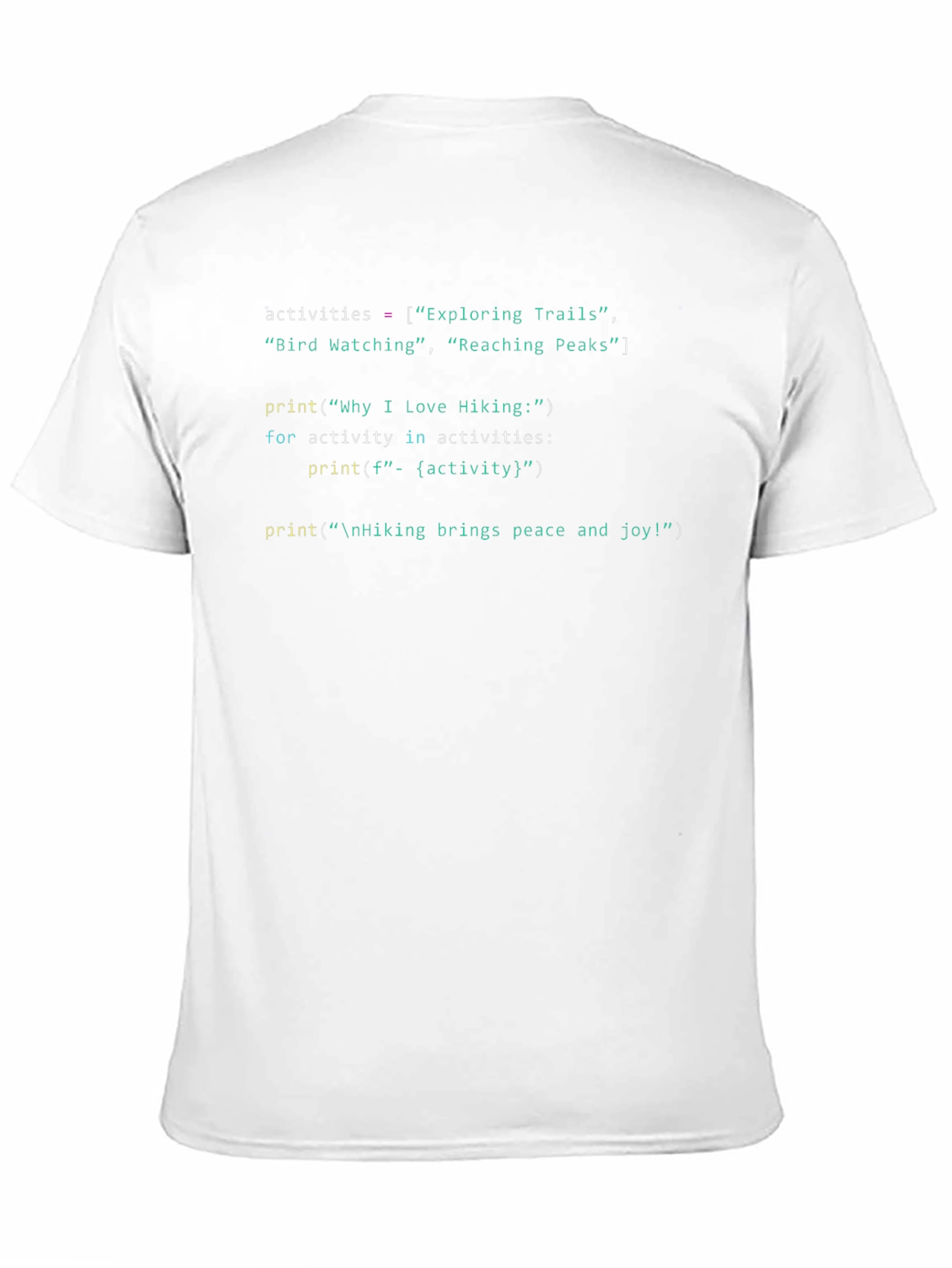 Hiking Programmer T-Shirt: Coding & Outdoors