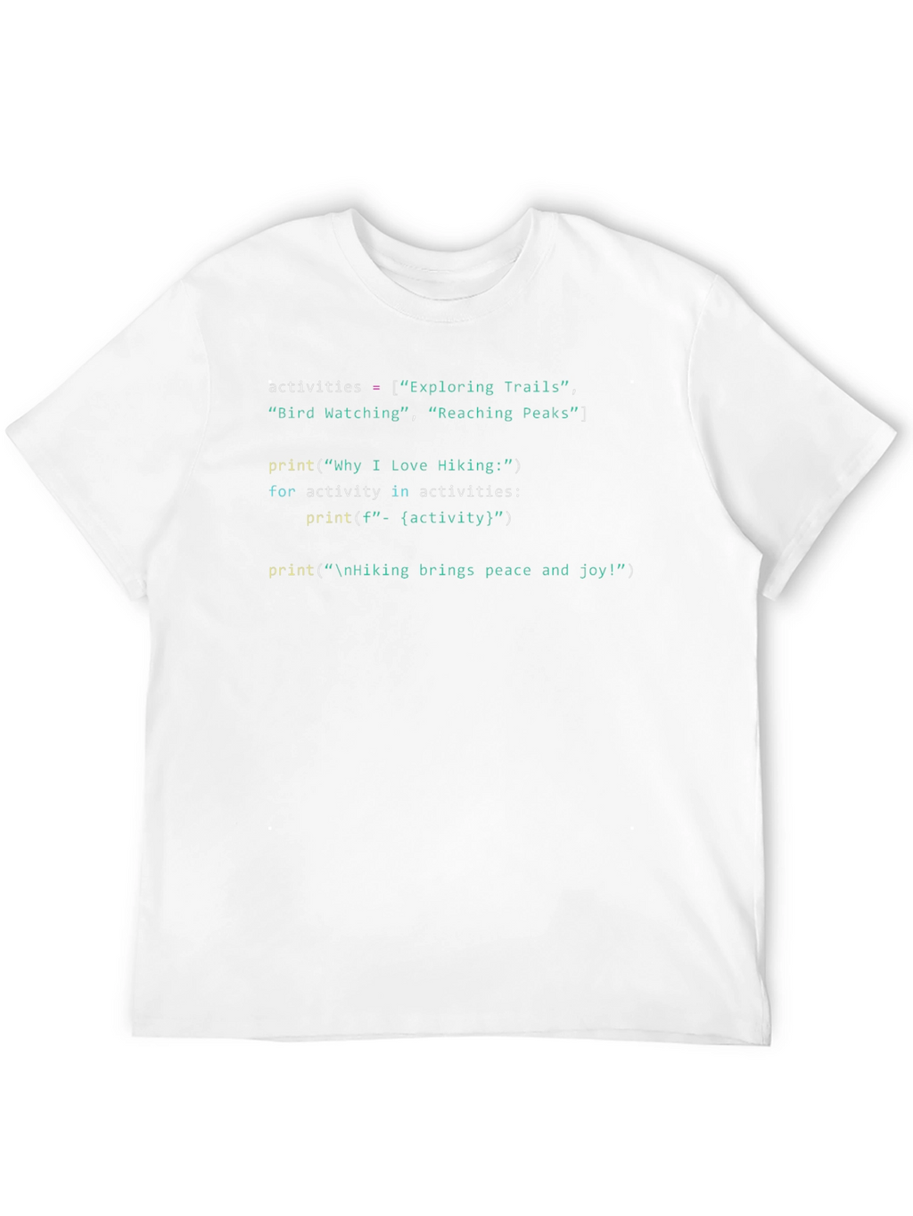 Hiking Programmer T-Shirt: Coding & Outdoors