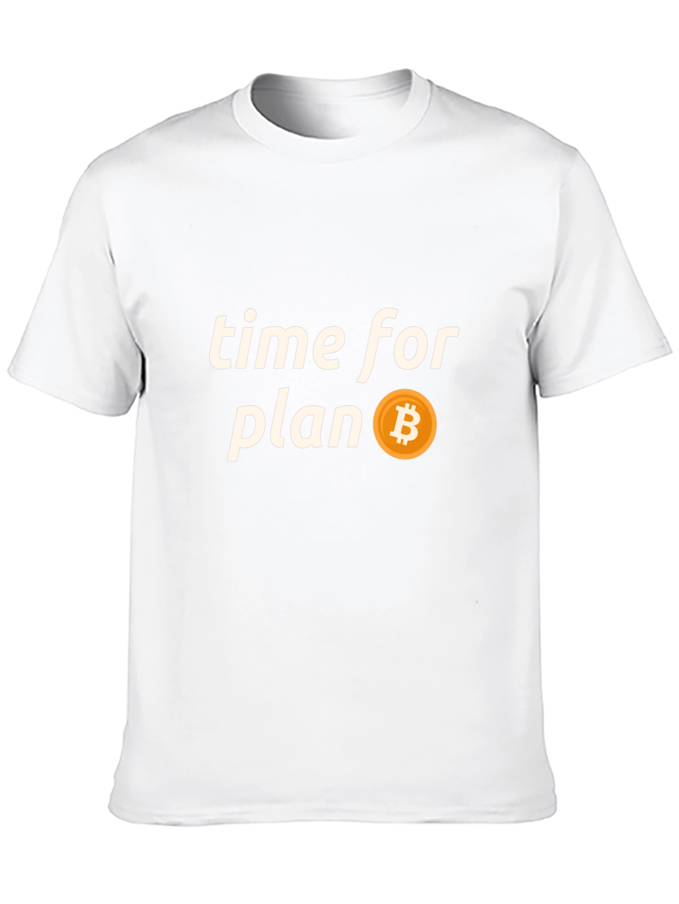 Time for Plan B Bitcoin Graphic Tee