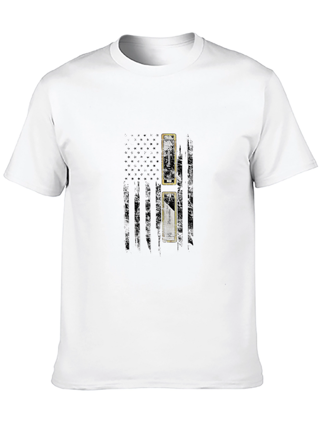 American Flag Army Officer T-Shirt