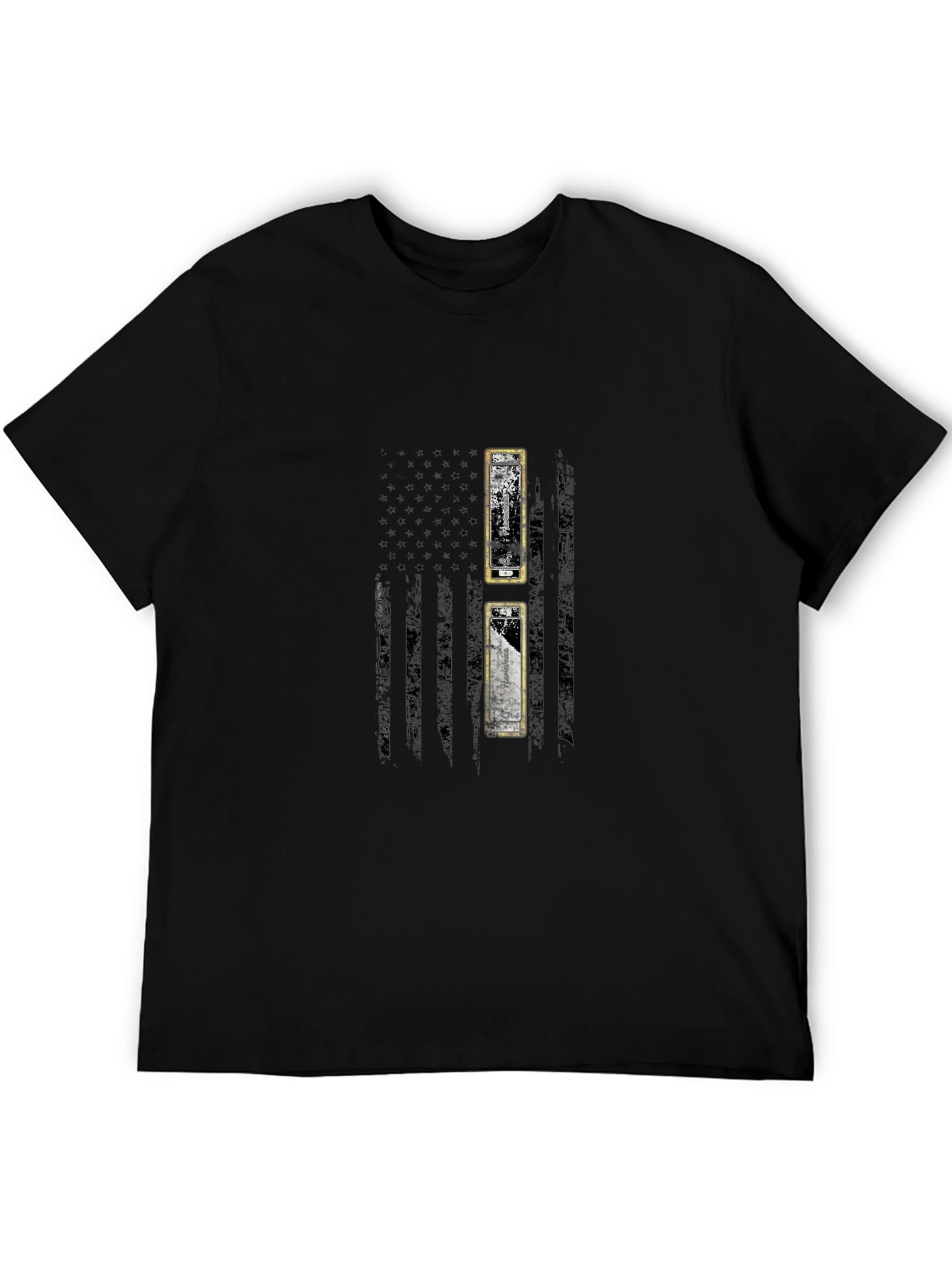 American Flag Army Officer T-Shirt