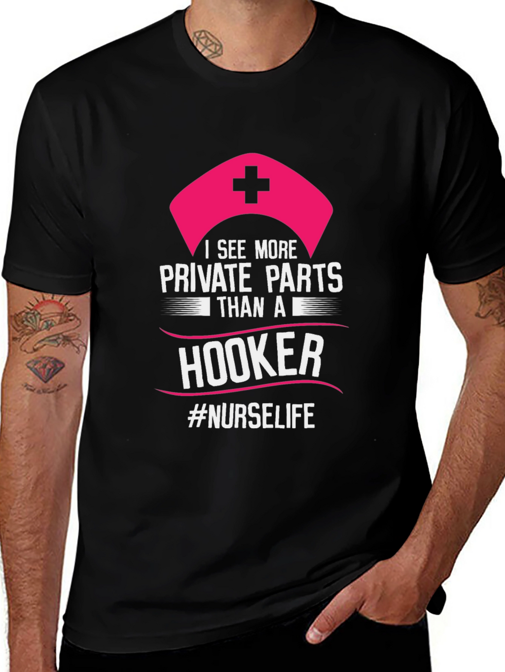 Funny Nurse T-Shirt: I See More Private Parts